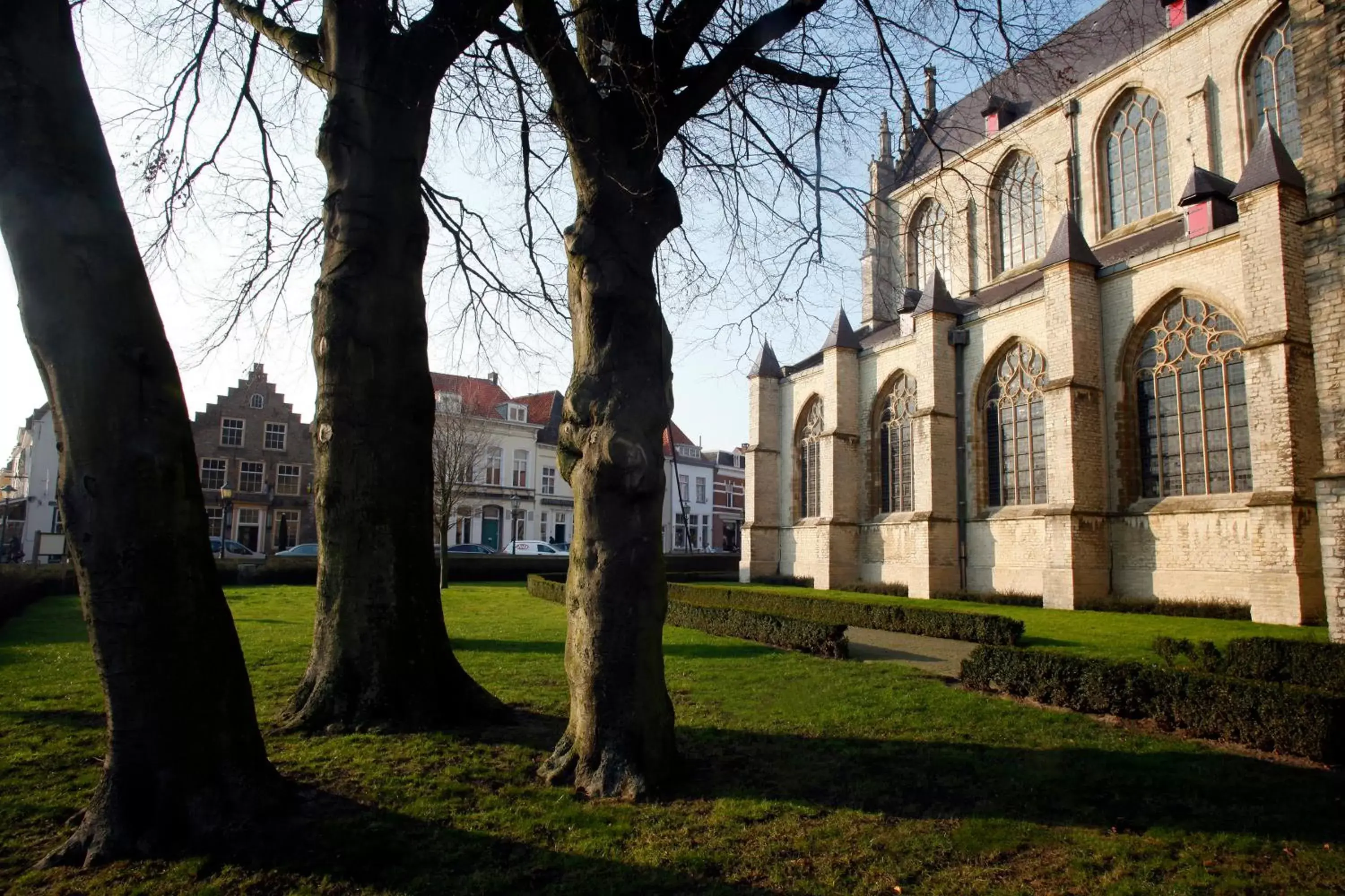 Garden, Property Building in Hotel Hulst