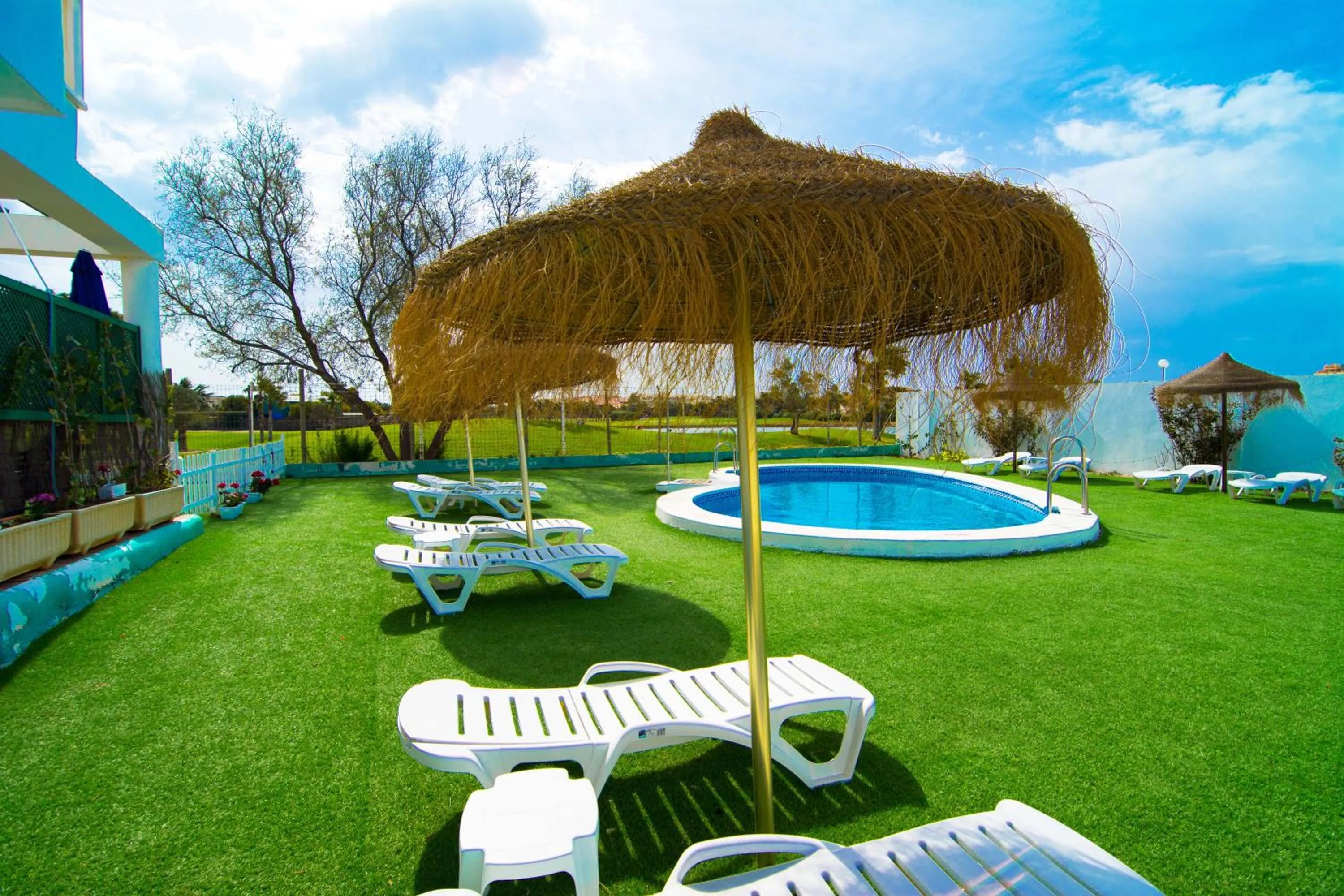 Garden in Roquetas Beach and Playa Serena Golf Village