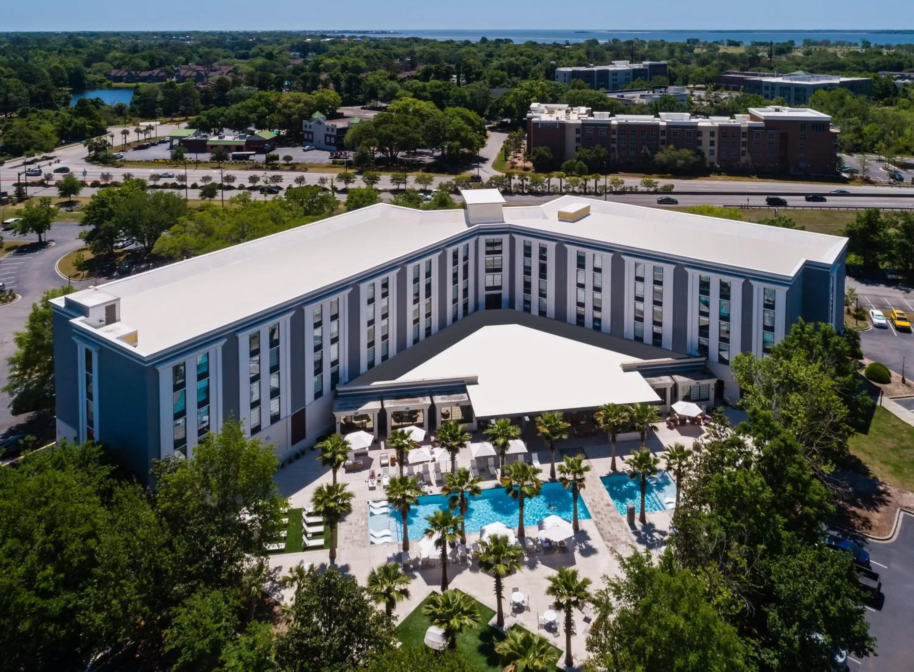 Property building, Bird's-eye View in Hotel Indigo Charleston - Mount Pleasant, an IHG Hotel