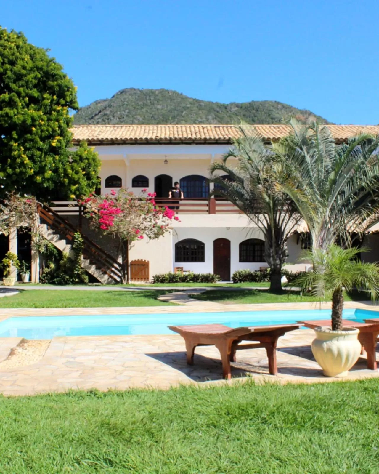 Swimming Pool in Pousada Recanto Das Emerências