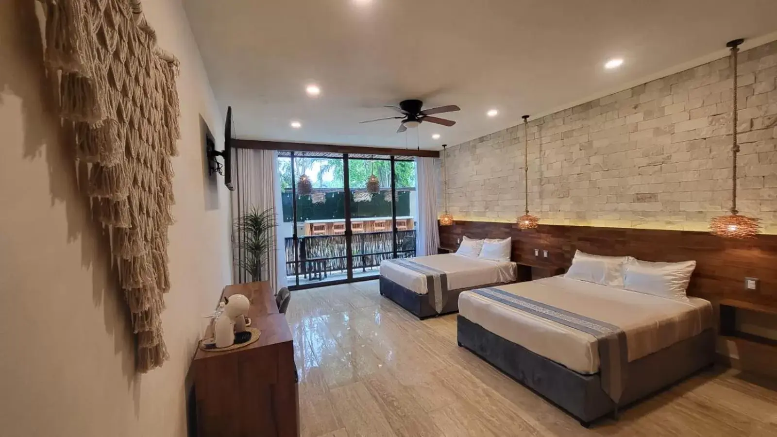 Deluxe Twin Room in Aktun Bacalar Deluxe Twin Room in Aktun Bacalar