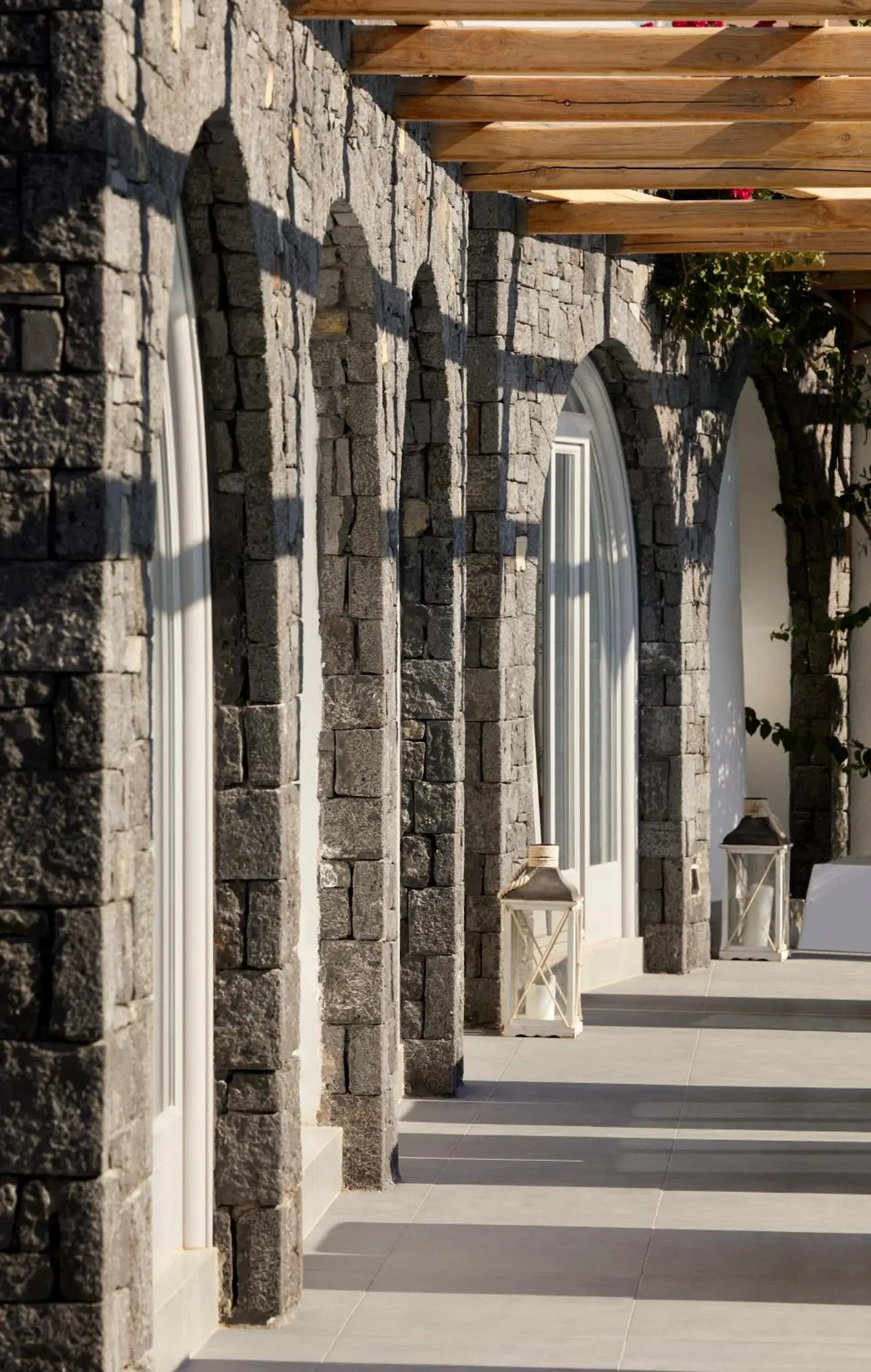 Facade/entrance in Kallisti Thera Hotel