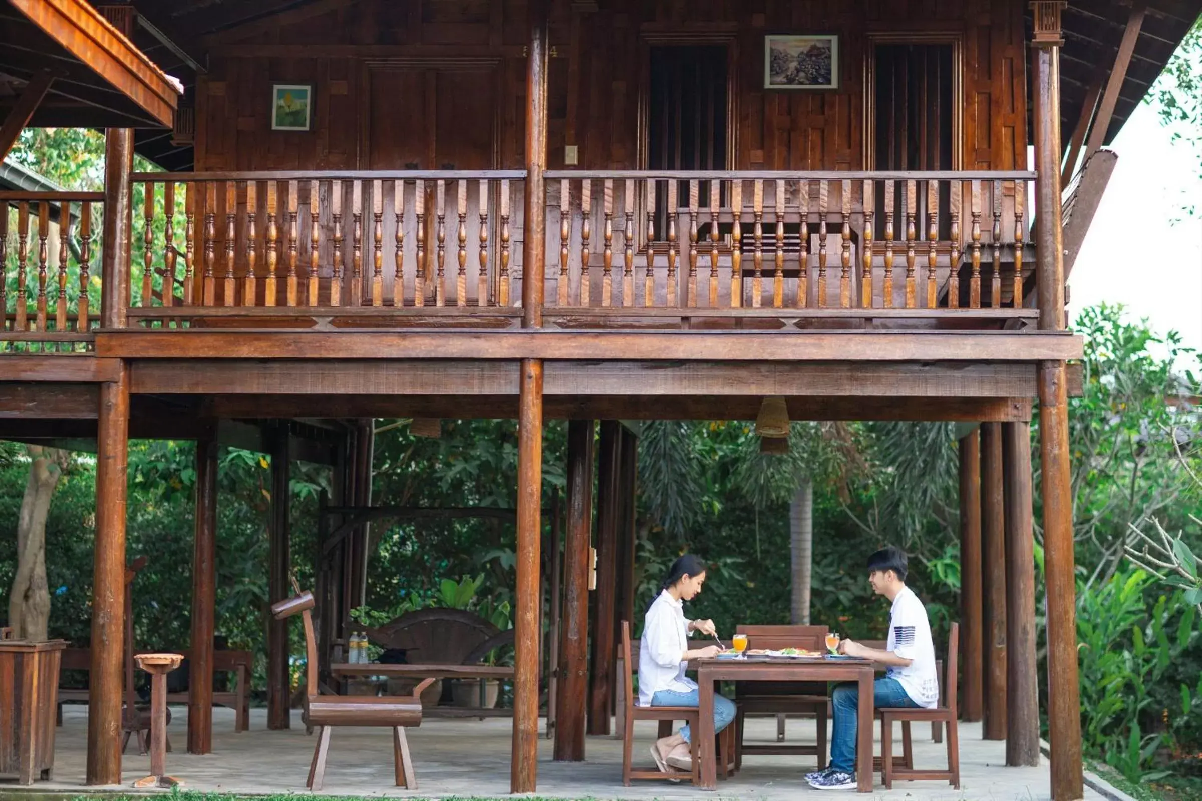 Dining area, Restaurant/Places to Eat in Maikaew Damnoen Resort