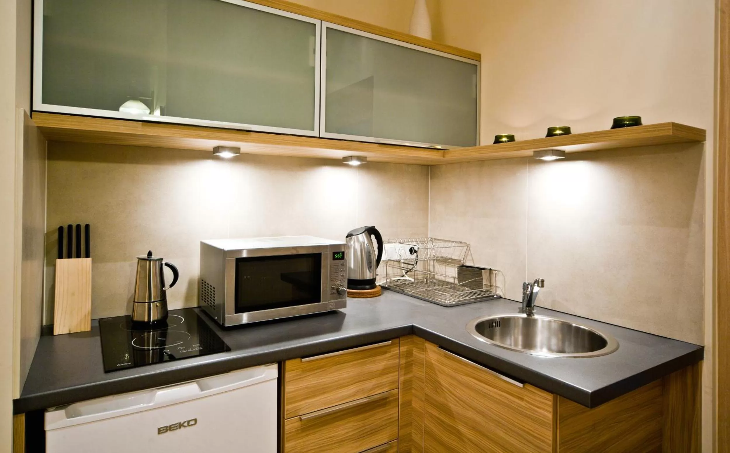 Kitchen or kitchenette in 4Seasons﻿ Apartments Cracow