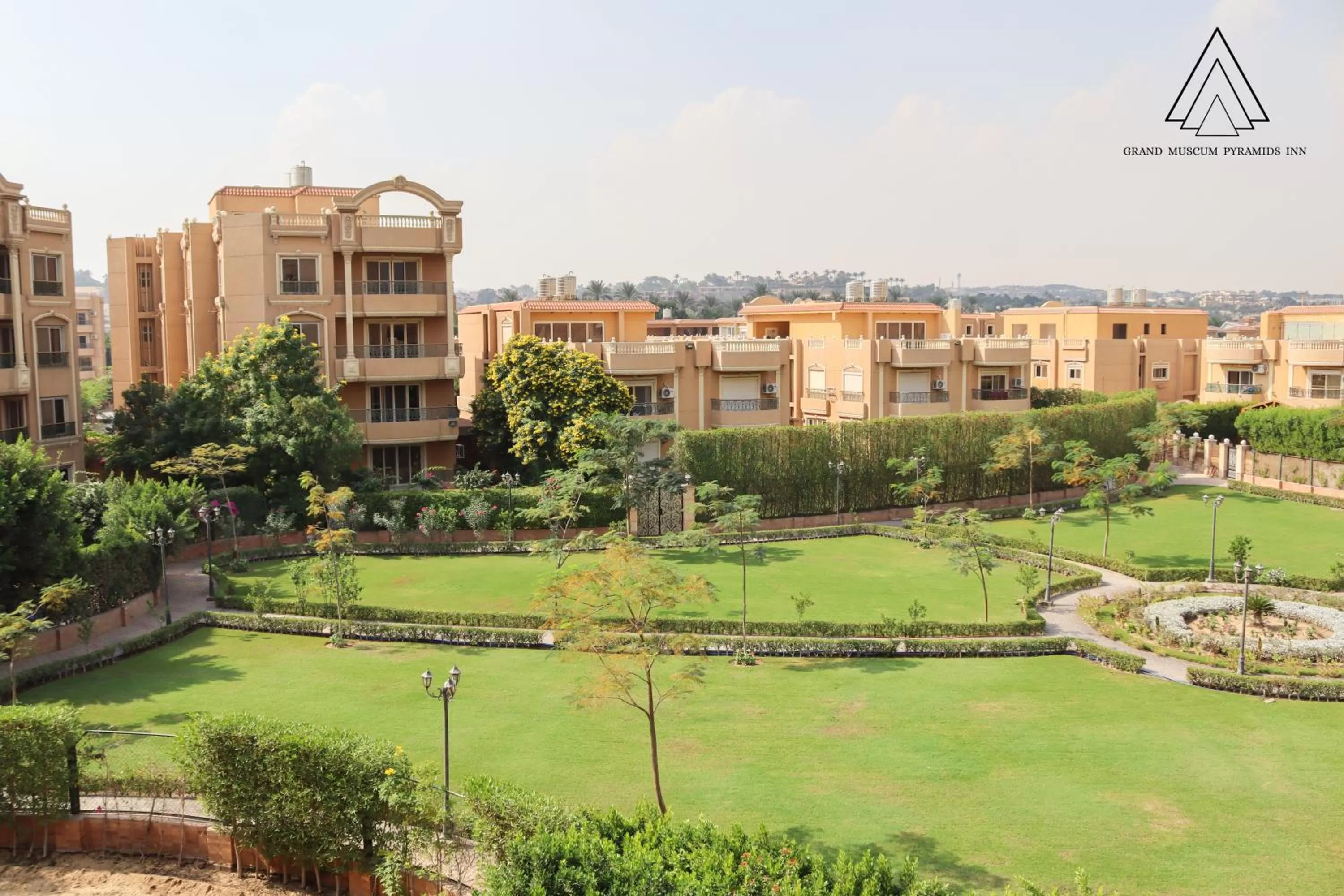 Garden view in Grand Museum Pyramids Inn