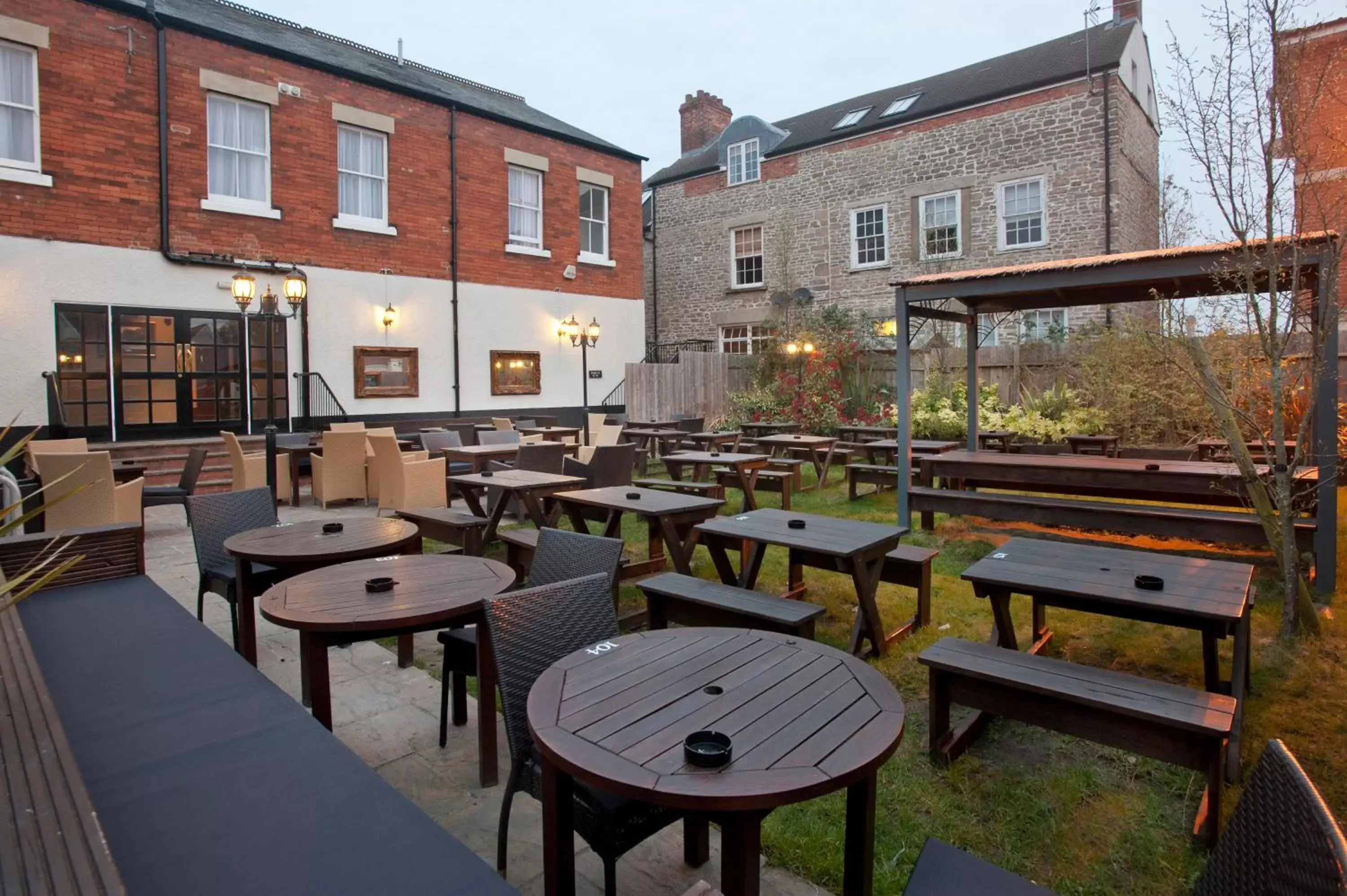 Patio in The Goddard Arms