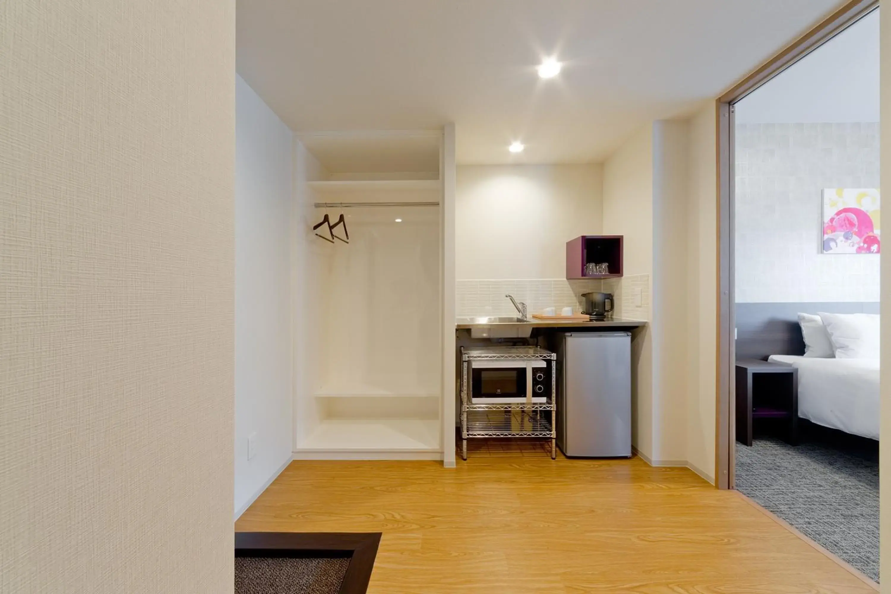 Photo of the whole room, Kitchen/Kitchenette in M's Inn Higashiyama