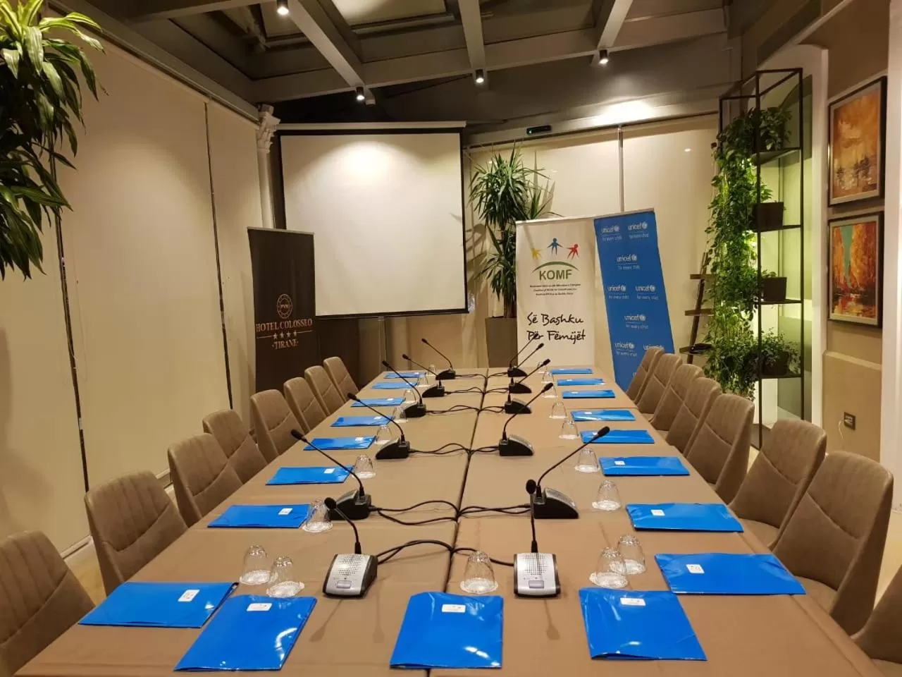 Meeting/conference room in Hotel Colosseo Tirana