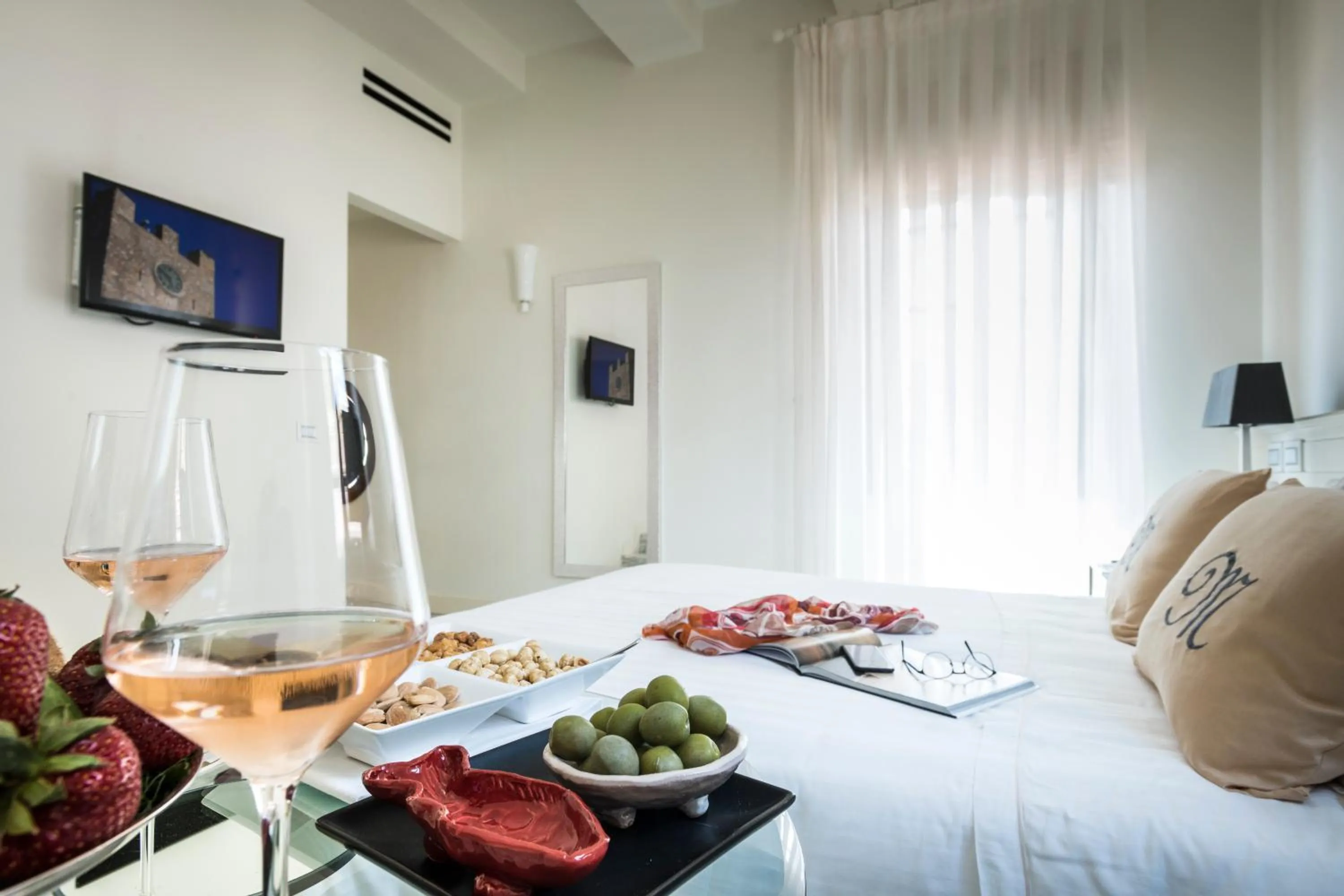 Bed in Hotel Metropole Taormina