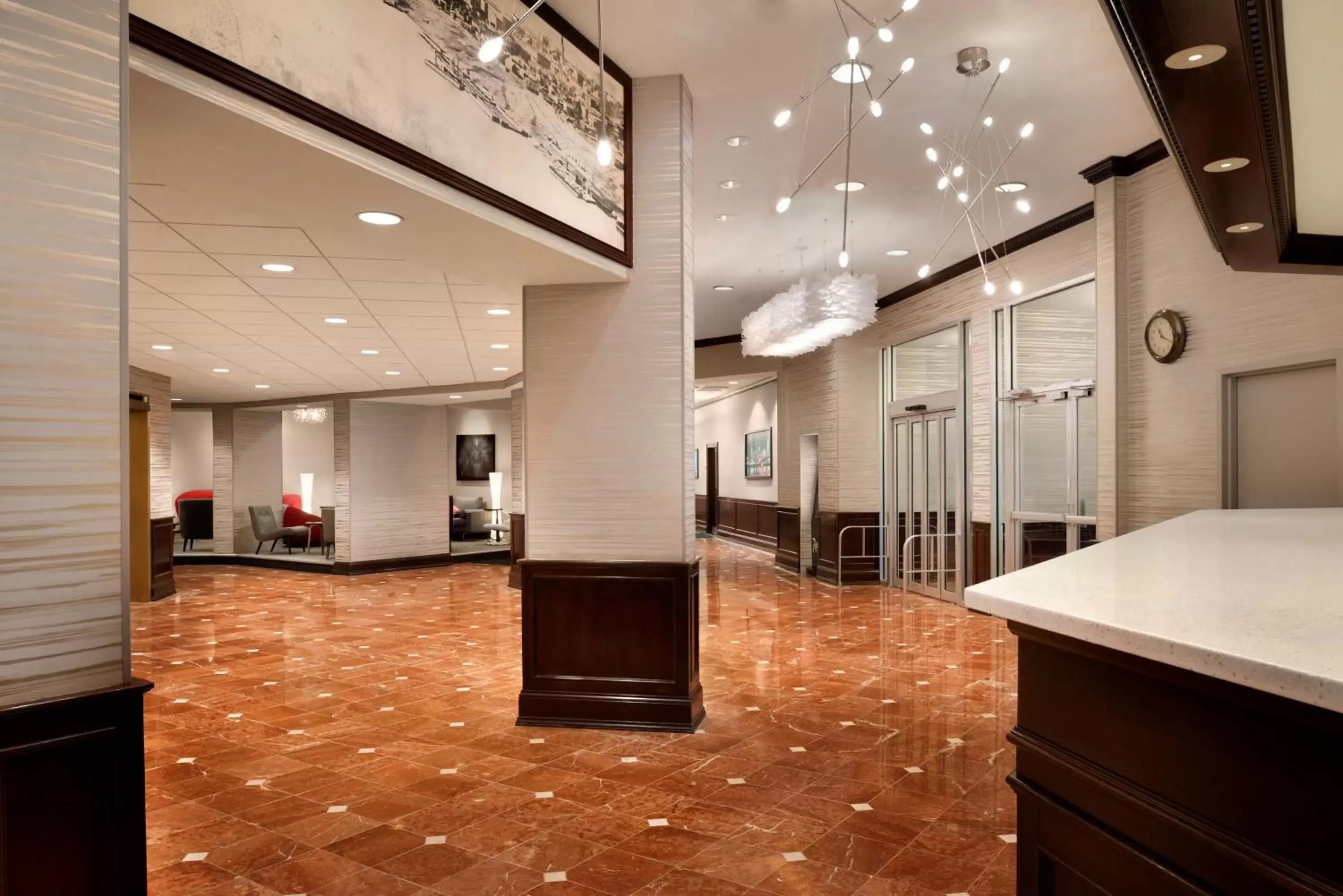 Lobby or reception in Radisson Hotel Cincinnati Riverfront Lobby or reception in Radisson Hotel Cincinnati Riverfront
