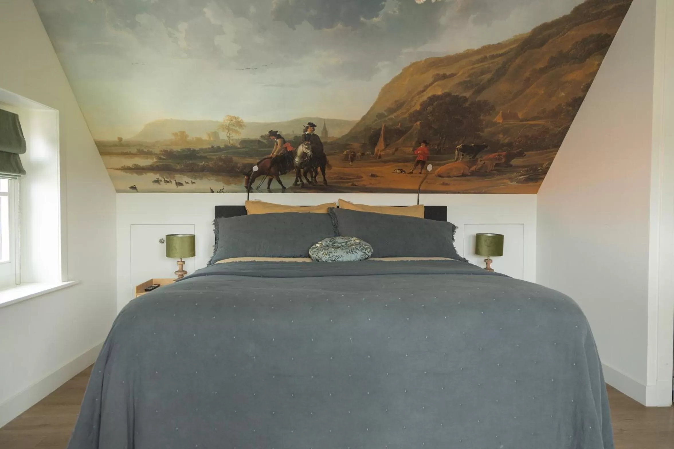 Bed in Bed & Breakfast Hoeve Happiness