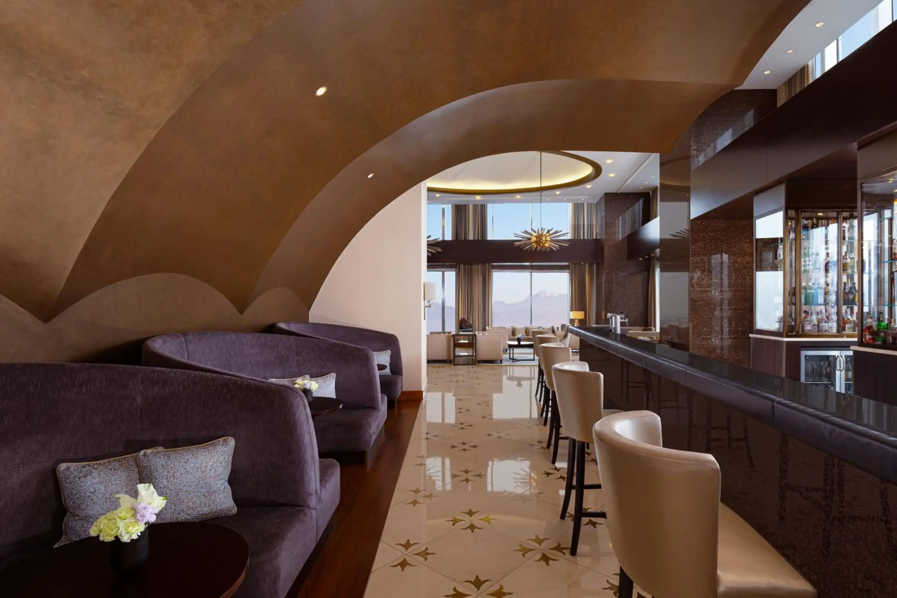 Lobby or reception, Lounge/Bar in The Ritz-Carlton Almaty