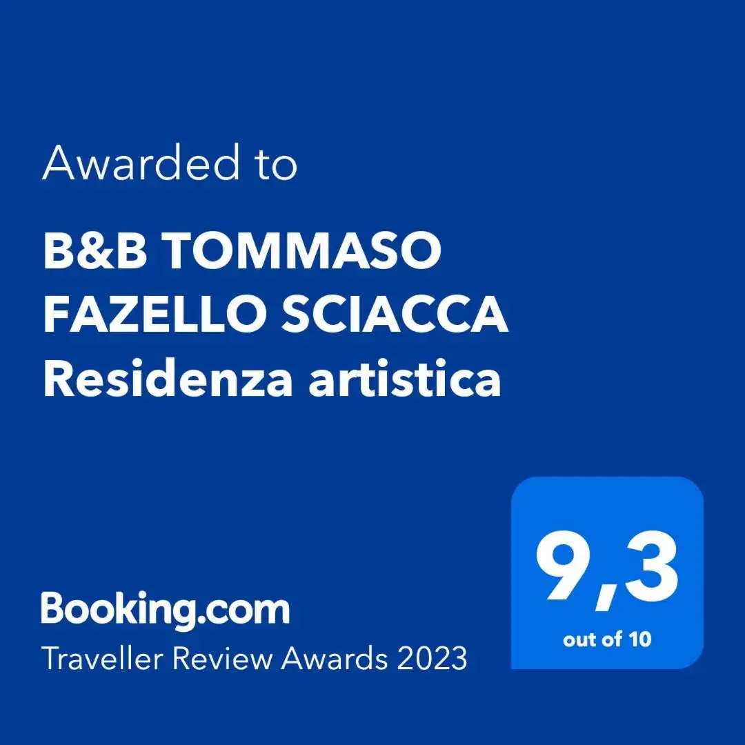 Logo/Certificate/Sign/Award in B&B TOMMASO FAZELLO SCIACCA Residenza artistica