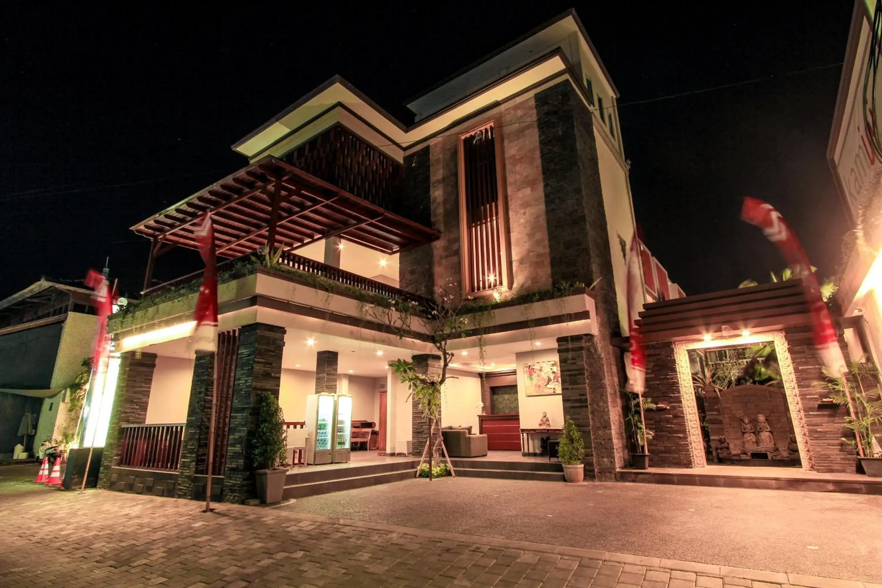 Facade/entrance, Property Building in Transera Kamini Legian Hotel