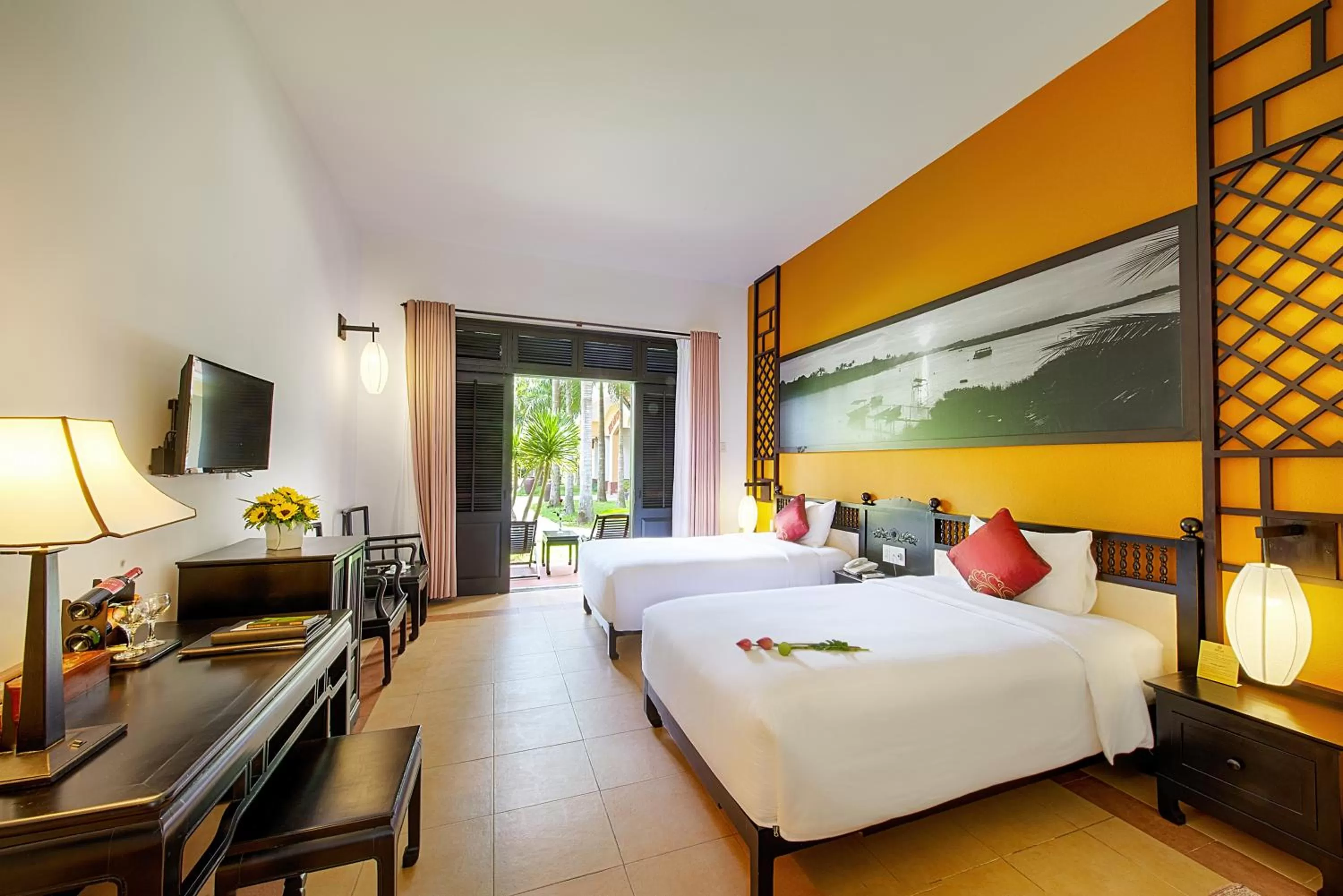 Photo of the whole room, Bed in Hoi An Beach Resort