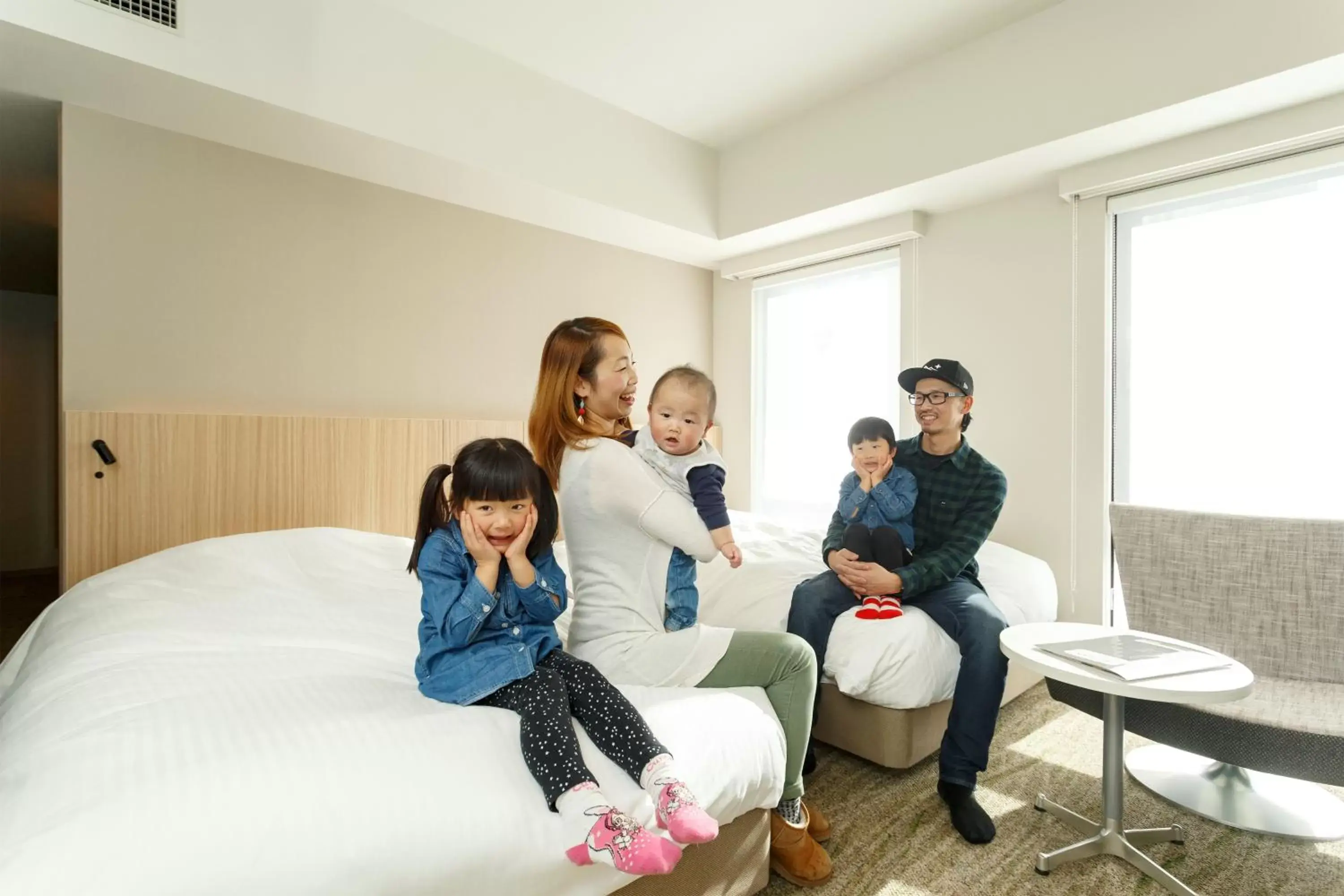 Family in JR Inn Sapporo-eki Minami-guchi
