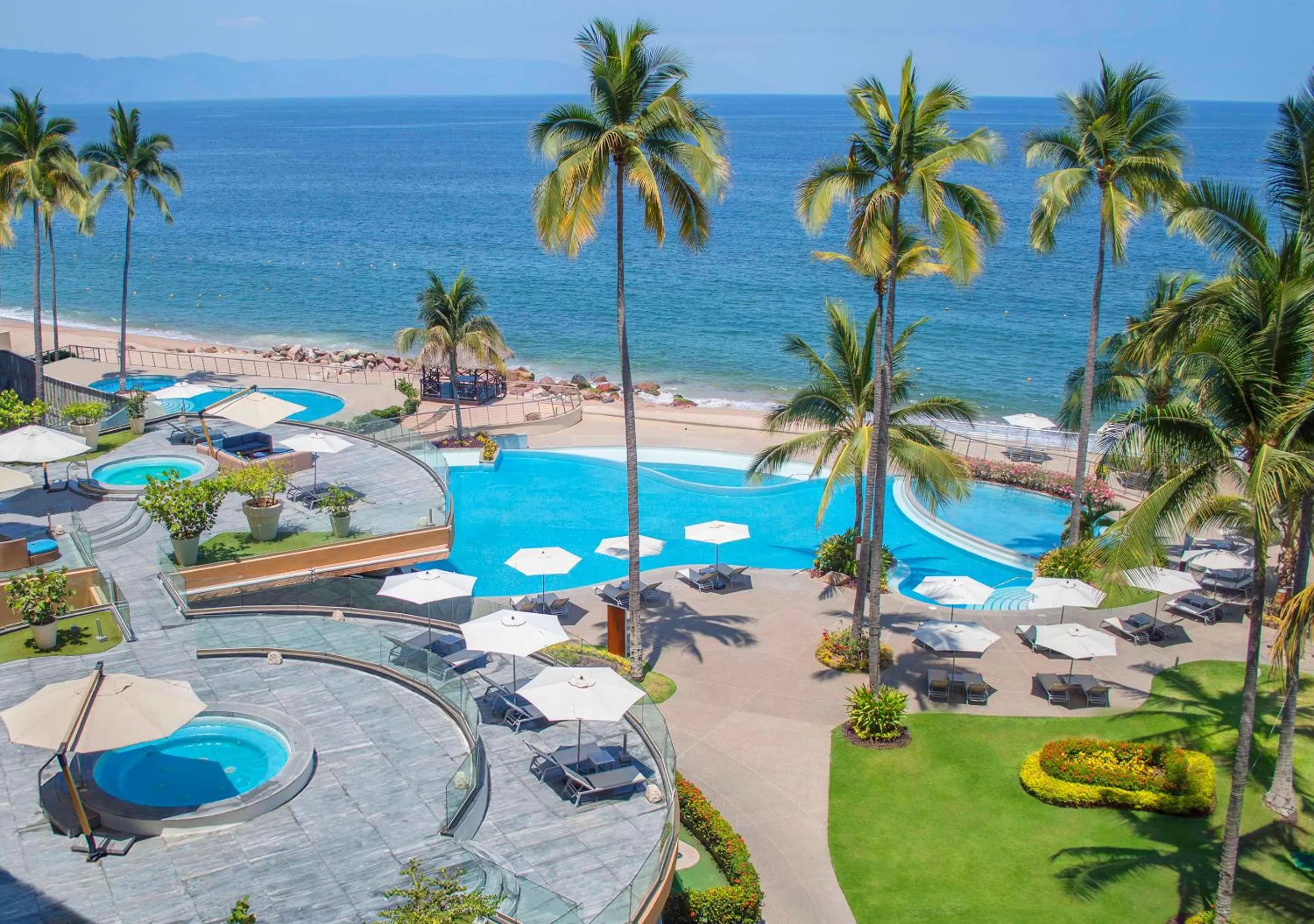 Pool view in Sunset Plaza Beach Resort Puerto Vallarta All Inclusive