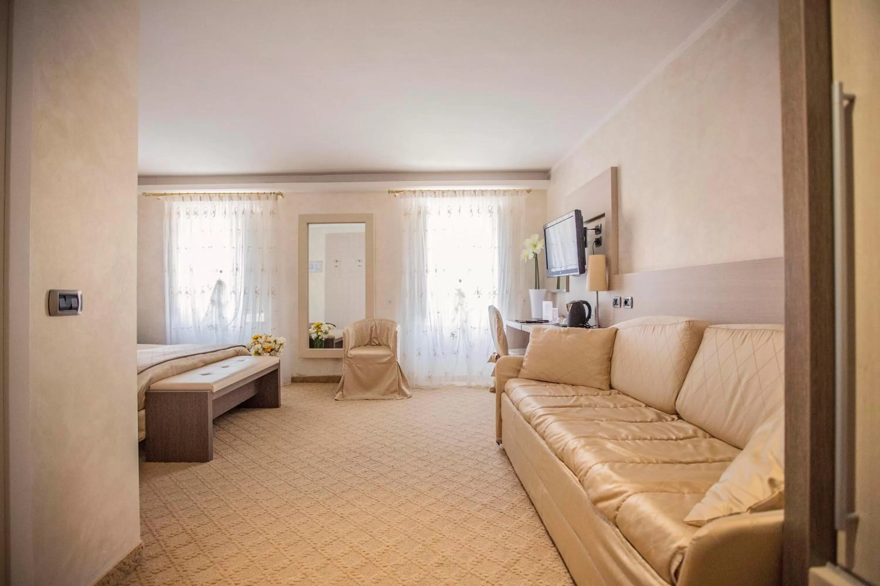 Bedroom, Bed in Hotel Trettenero