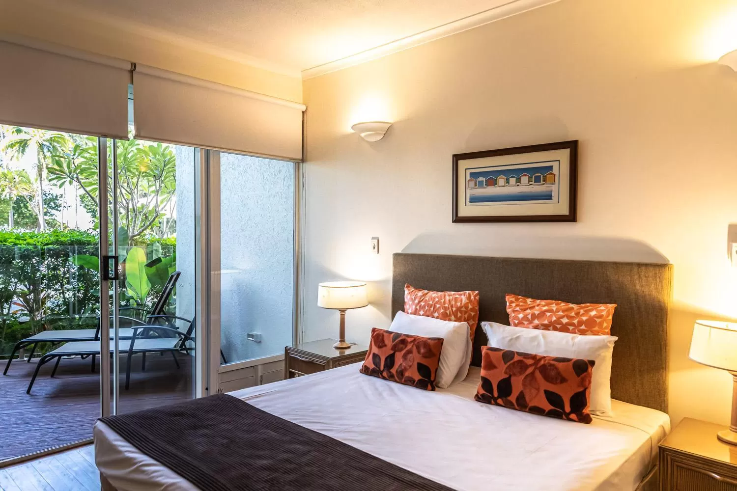 Bedroom, Bed in Beaches Holiday Apartments - Official Onsite Reception & Check In