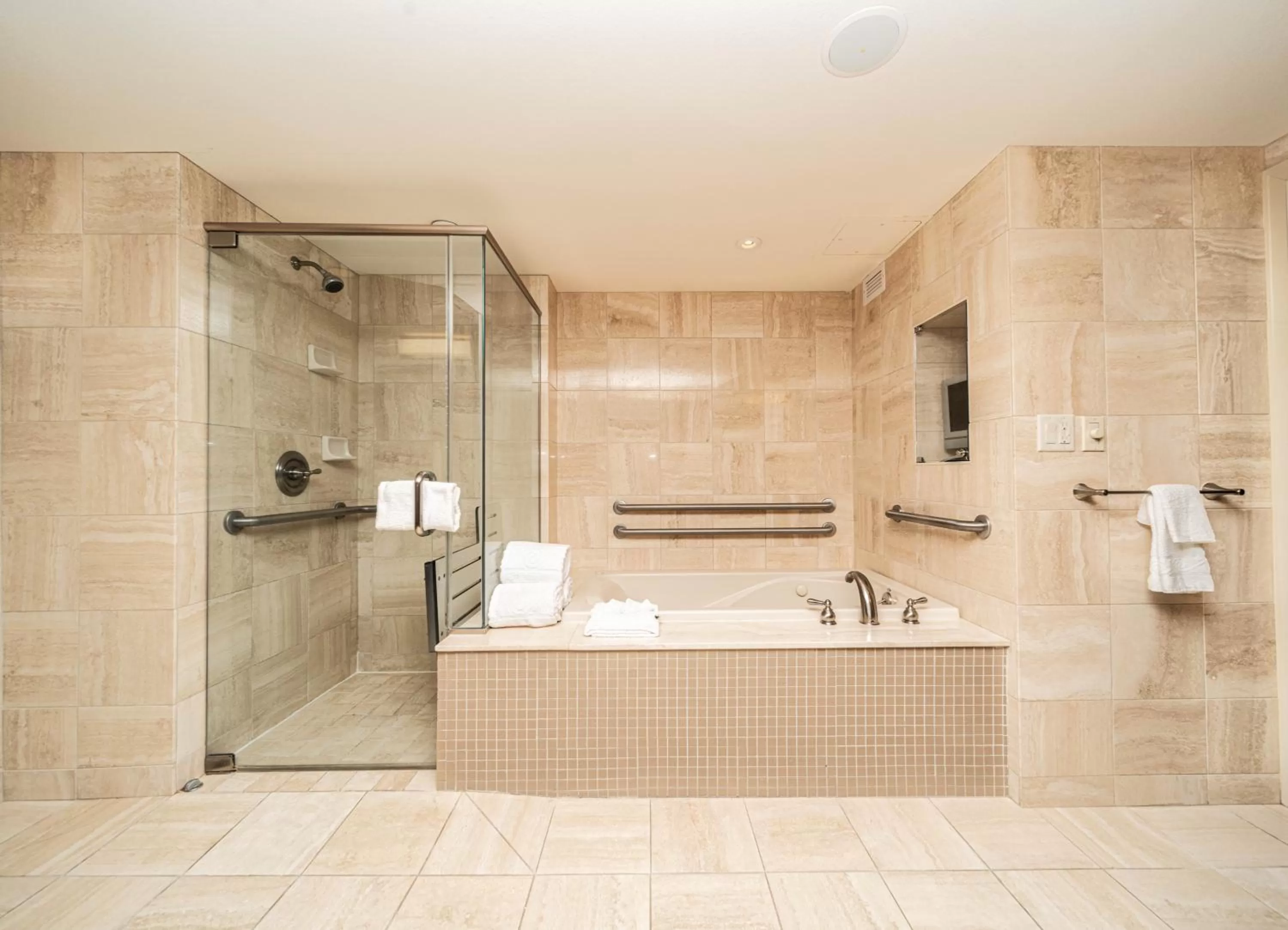 Bathroom in Reno Suites