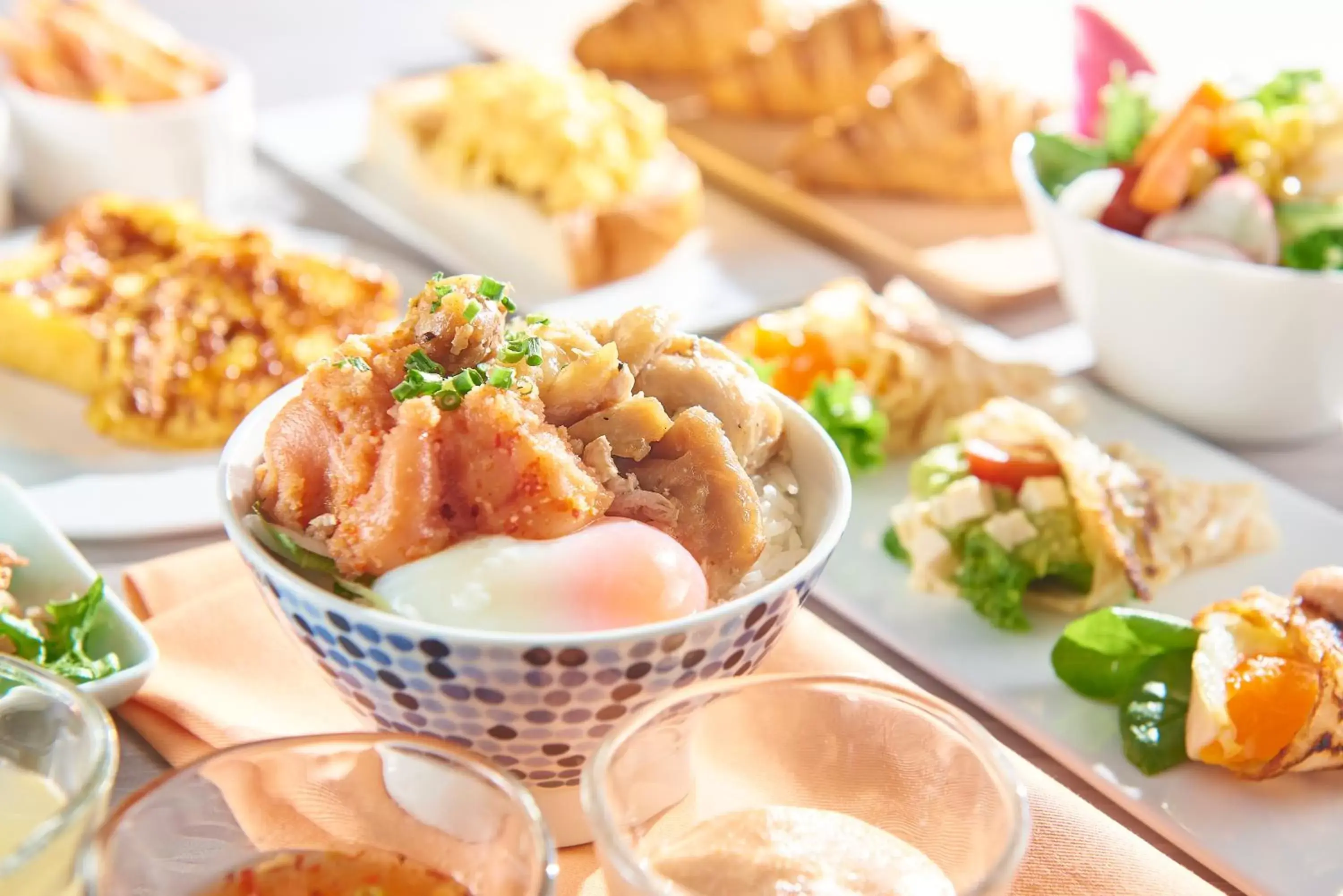 Breakfast, Food in Hakata Tokyu REI Hotel