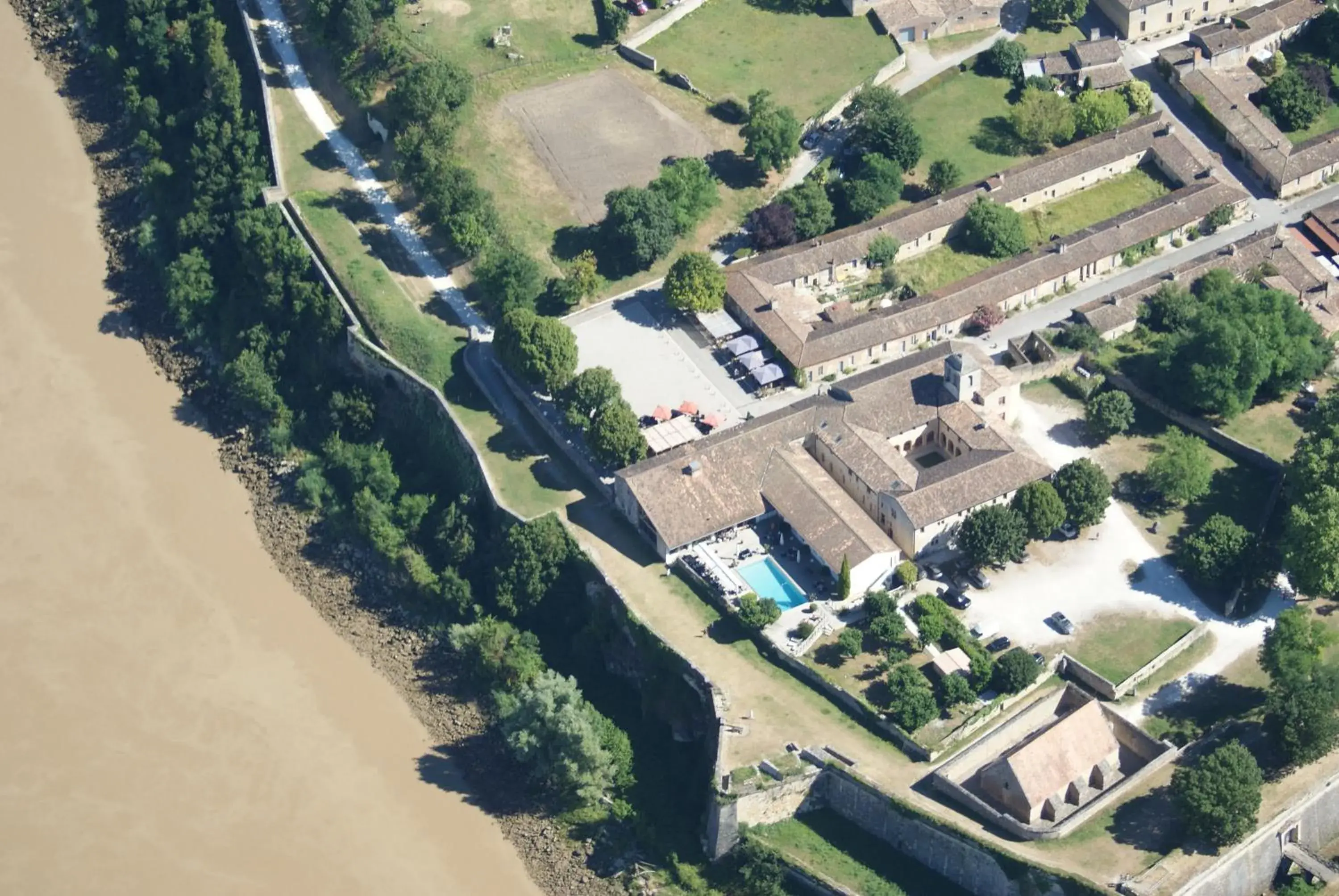 Landmark view, Bird's-eye View in Hôtel Restaurant La Citadelle