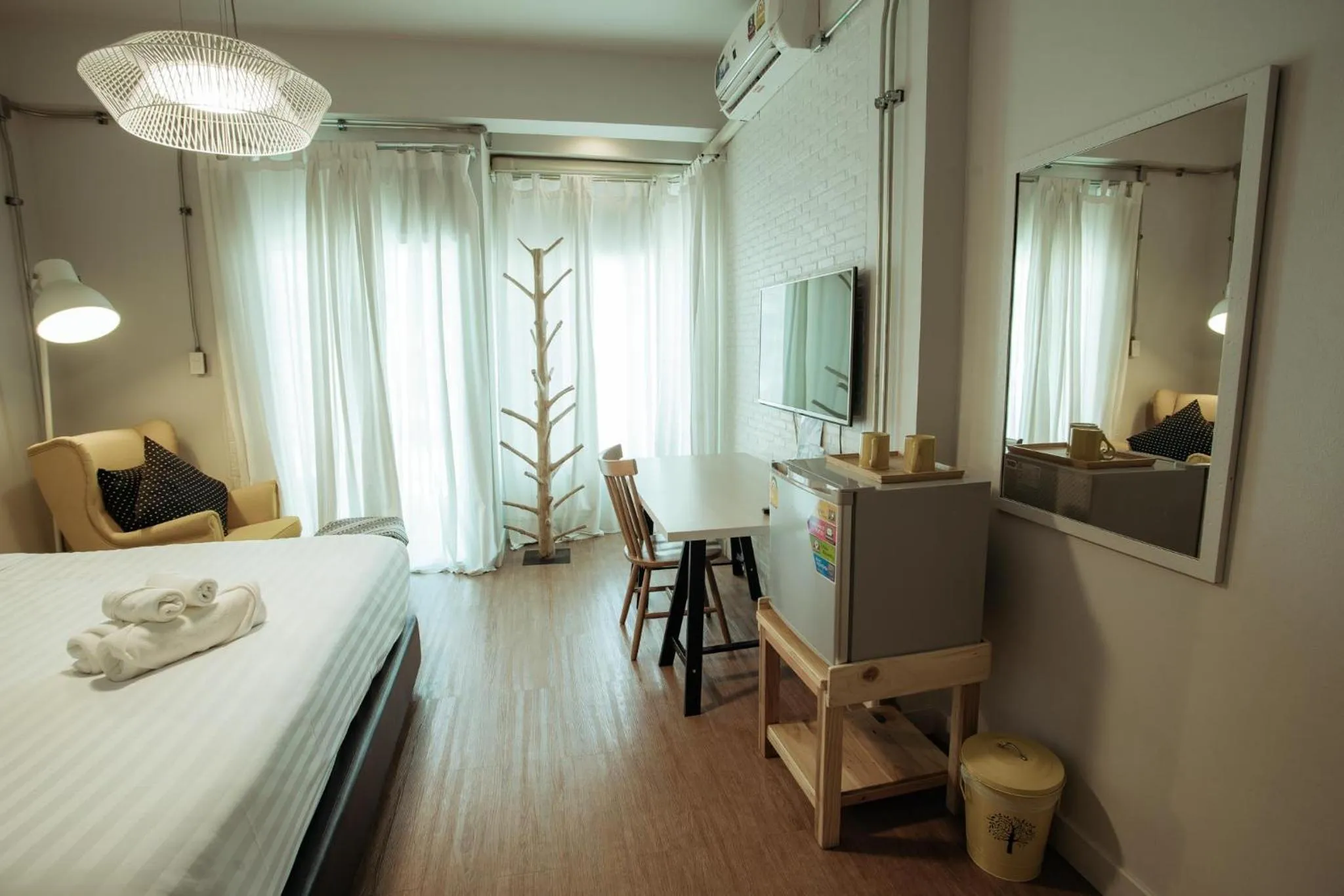 Bed in J Poshtel Chiangmai