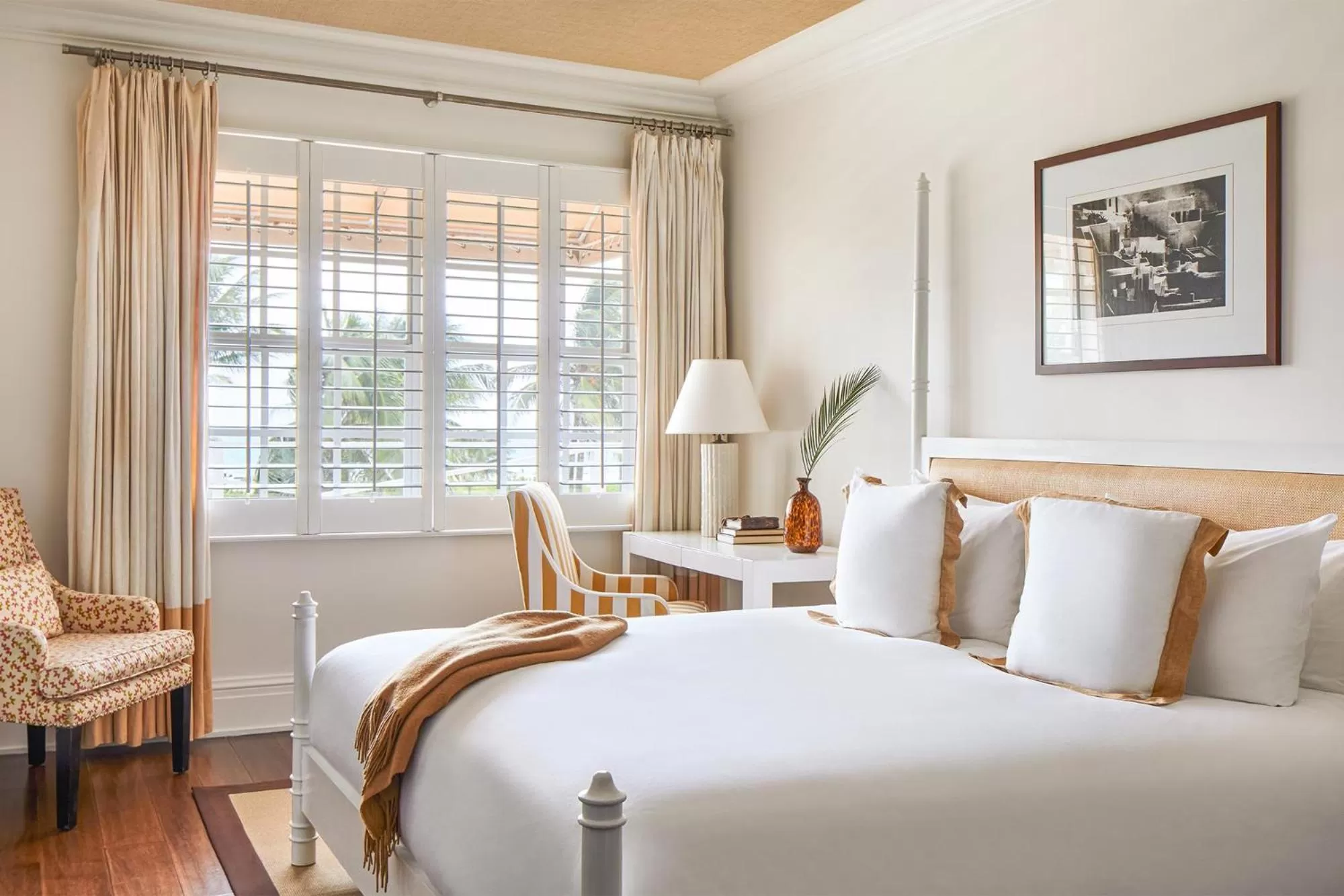 Bed in The Betsy Hotel, South Beach