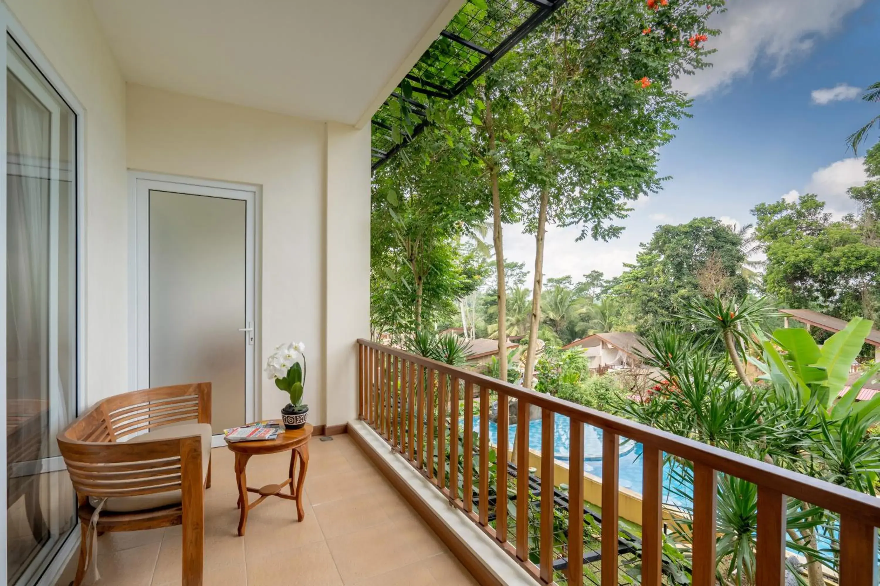 Balcony/Terrace in Ashoka Tree Resort at Tanggayuda