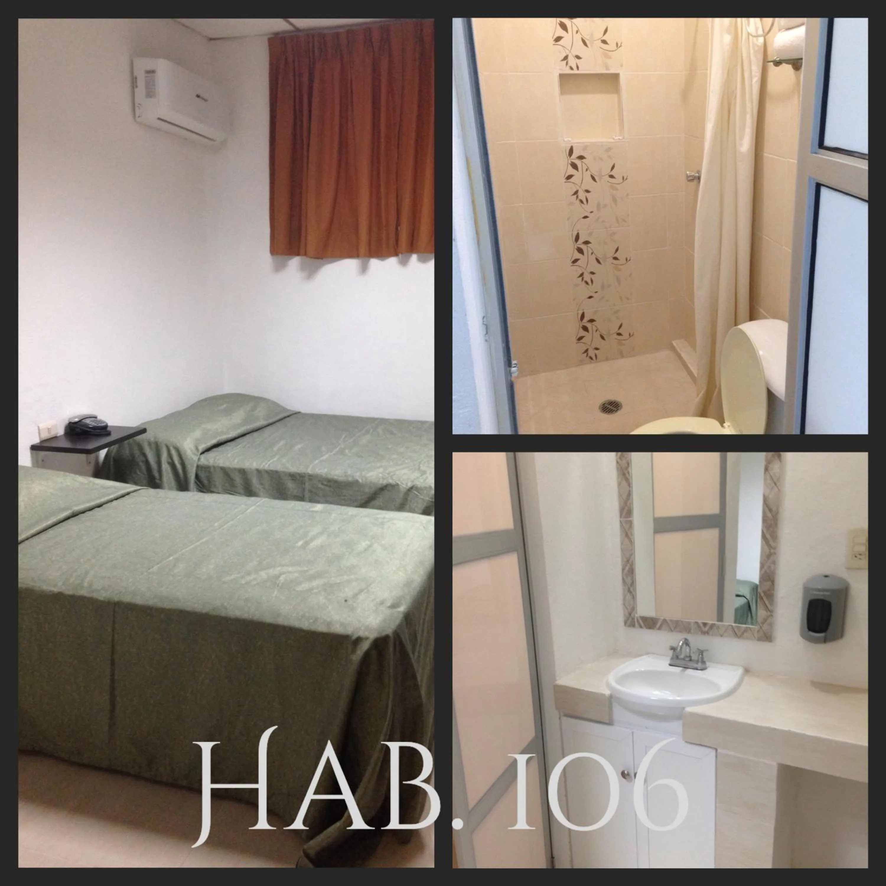 Bathroom, Bed in Hotel Moreno