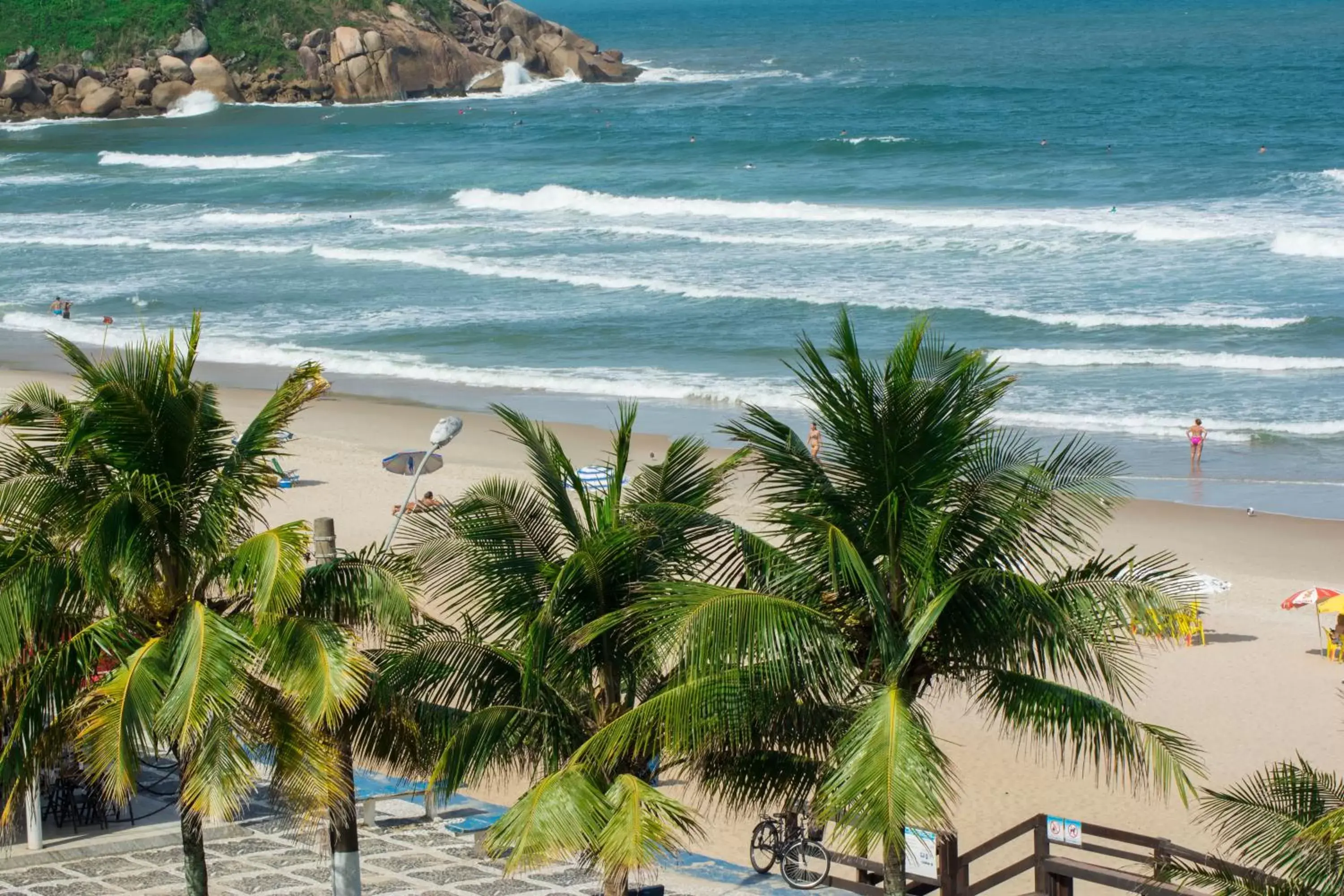 Sea view in Strand Hotel Guarujá Frente Mar