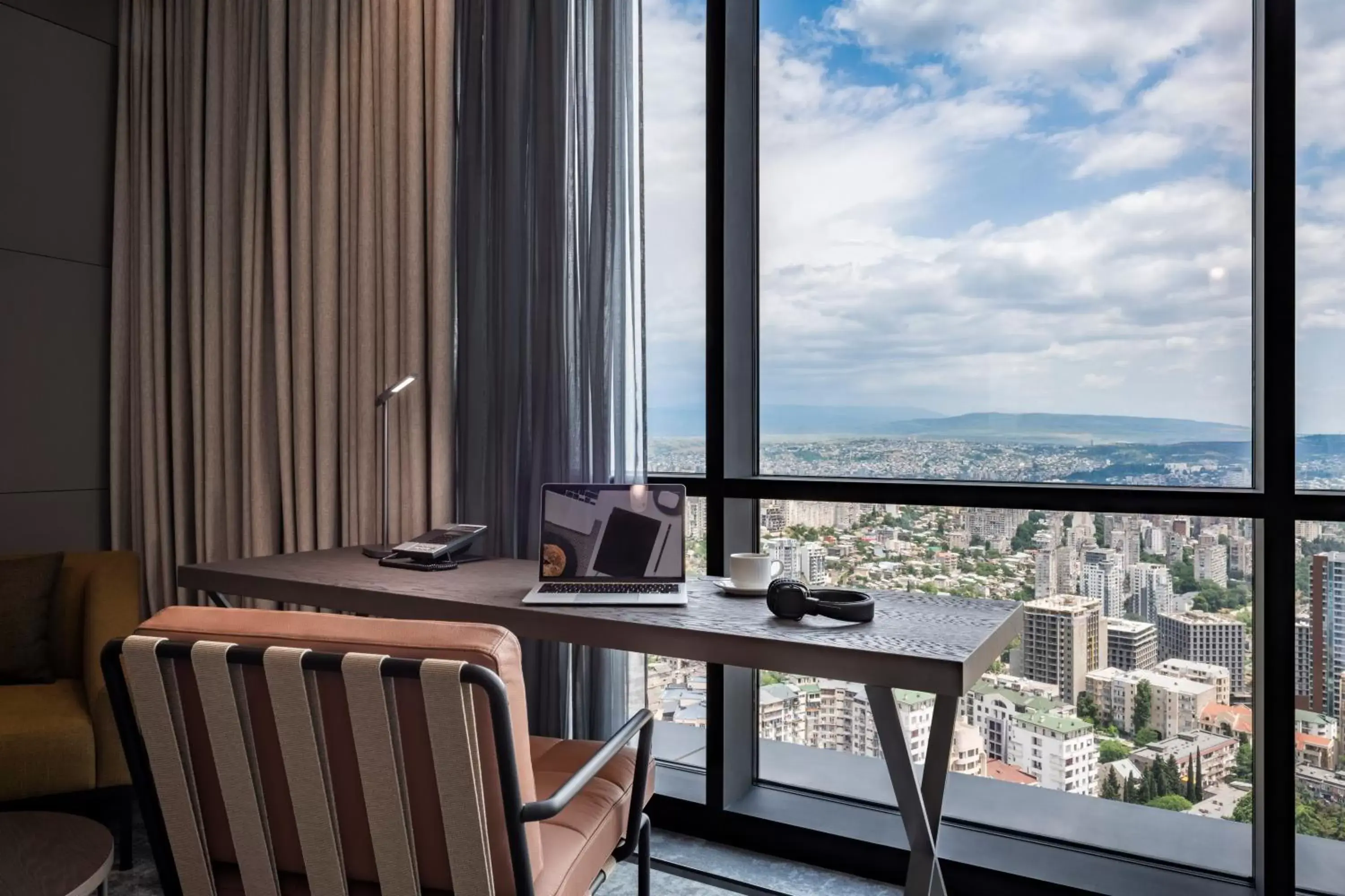 City view in Pullman Tbilisi Axis Towers City view in Pullman Tbilisi Axis Towers