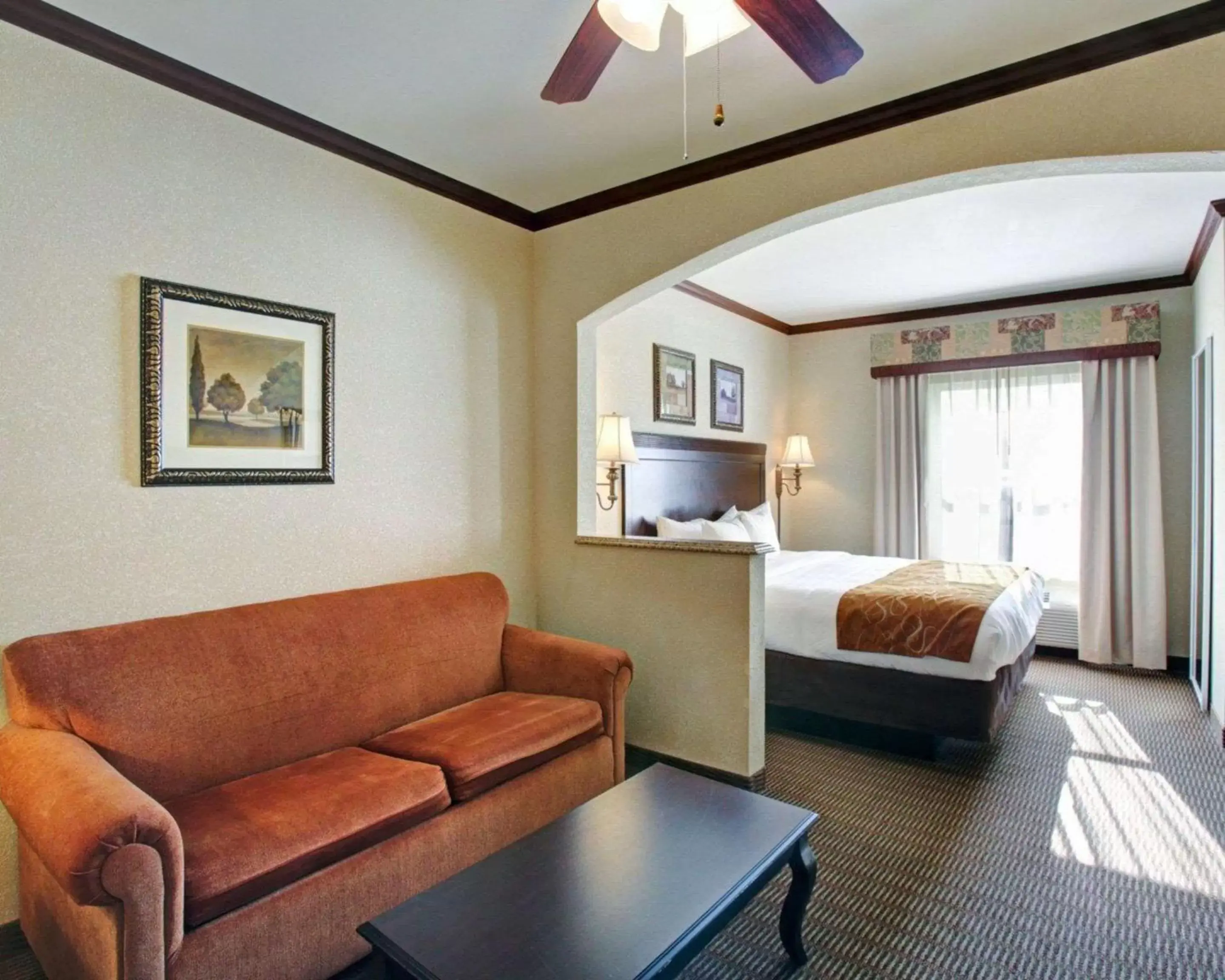 Photo of the whole room, Seating Area in Comfort Suites University Drive
