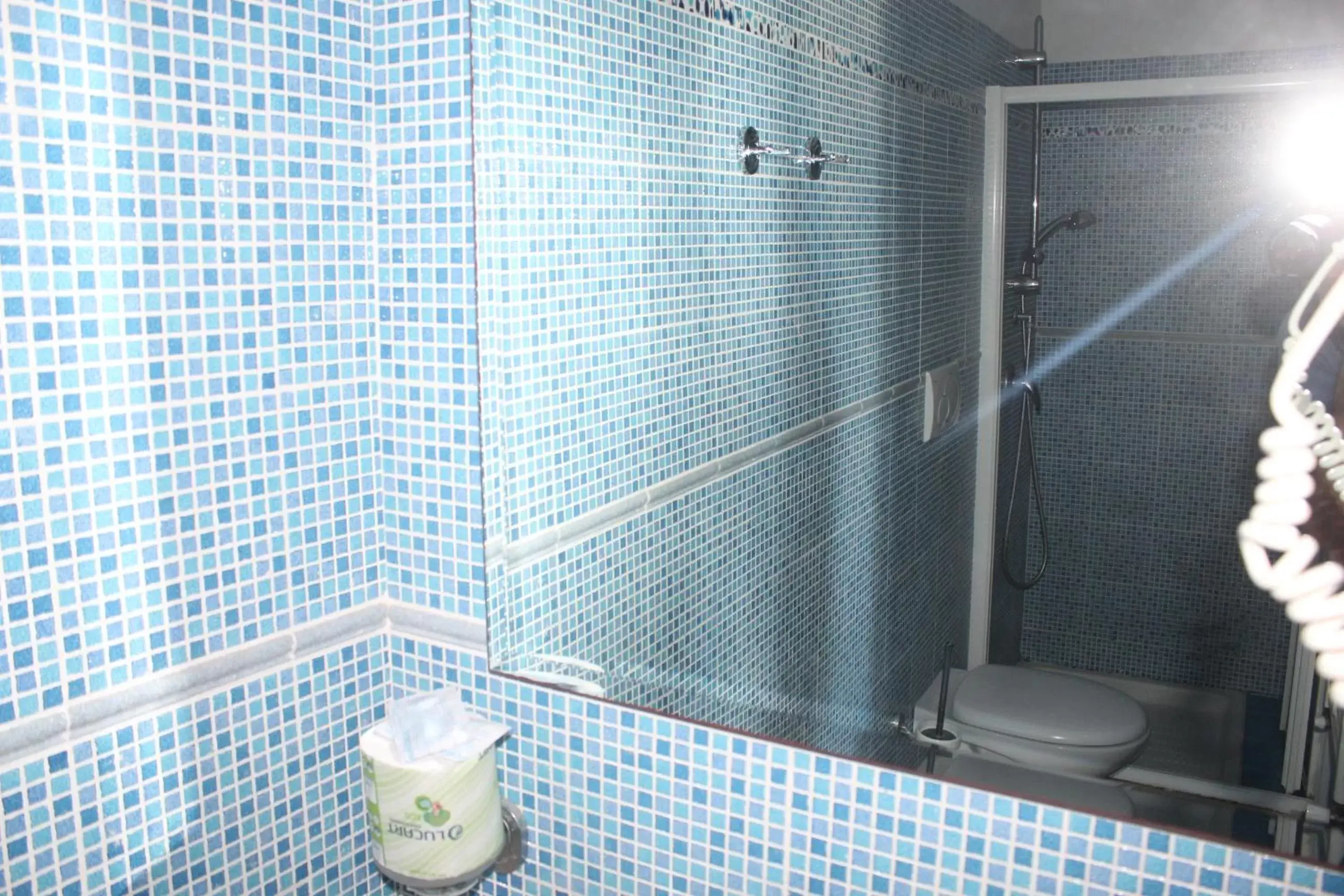 Shower, Bathroom in Residence Hotel Torresilvana