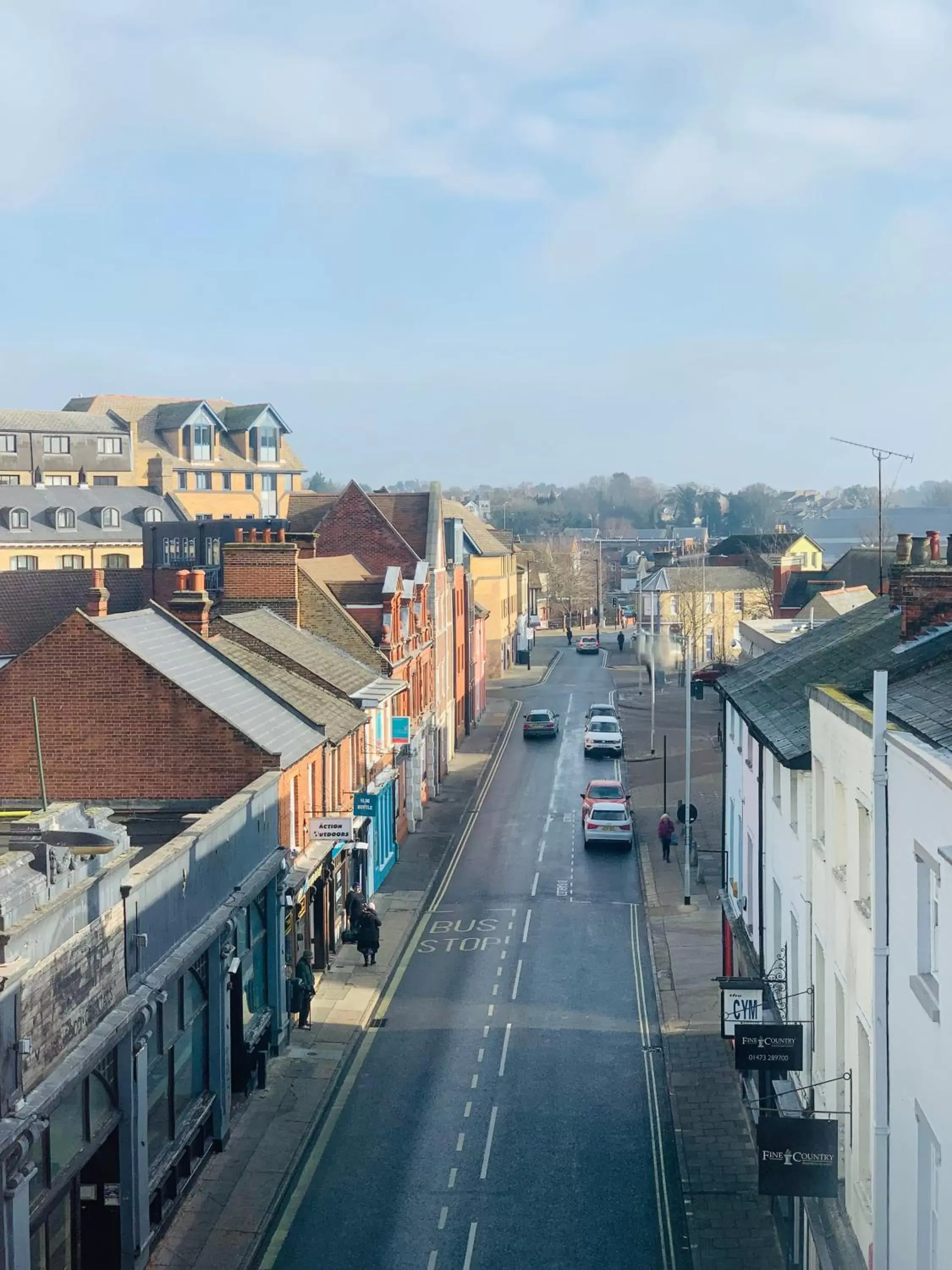 City view in easyHotel Ipswich