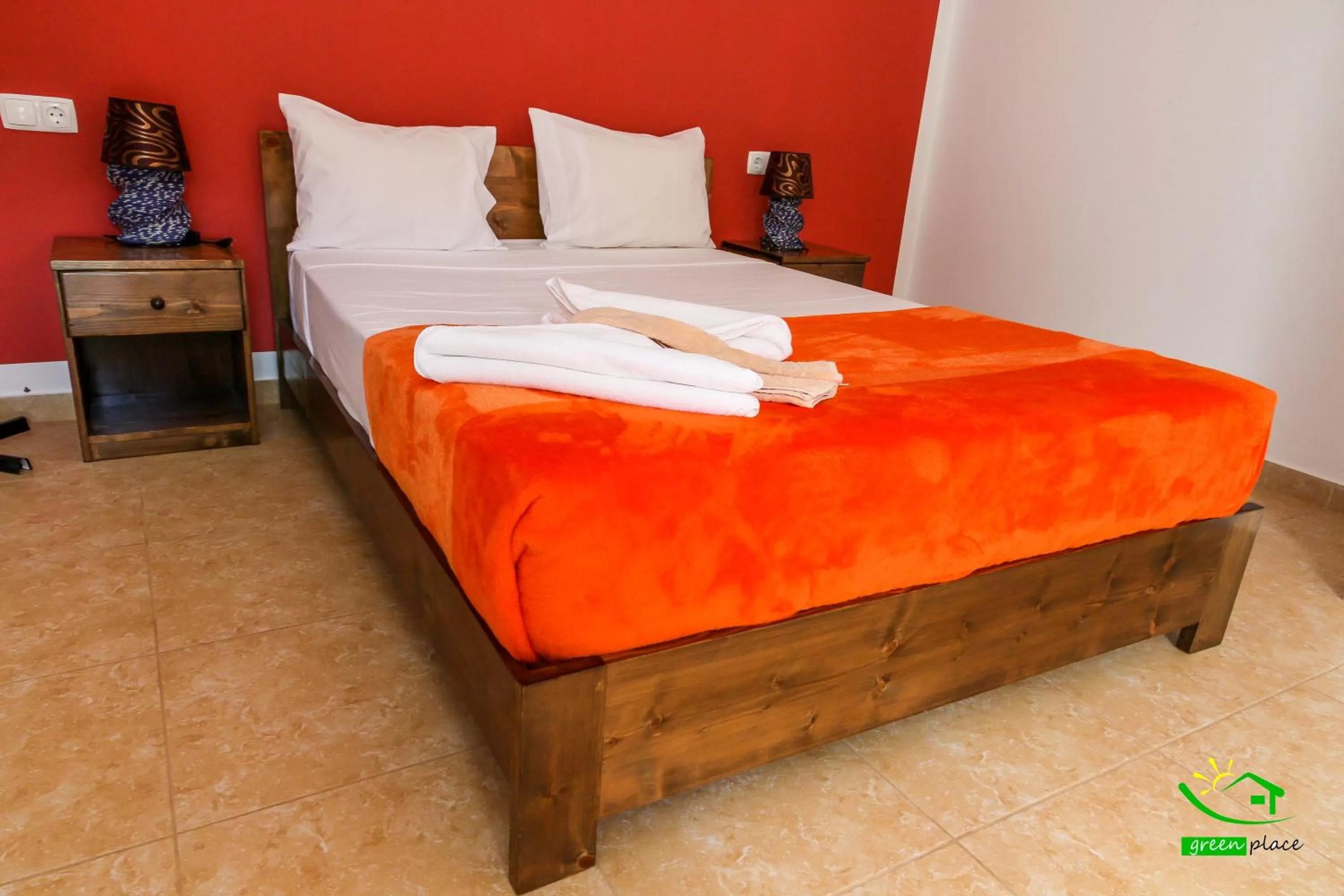 Bed in Pousada Green Place