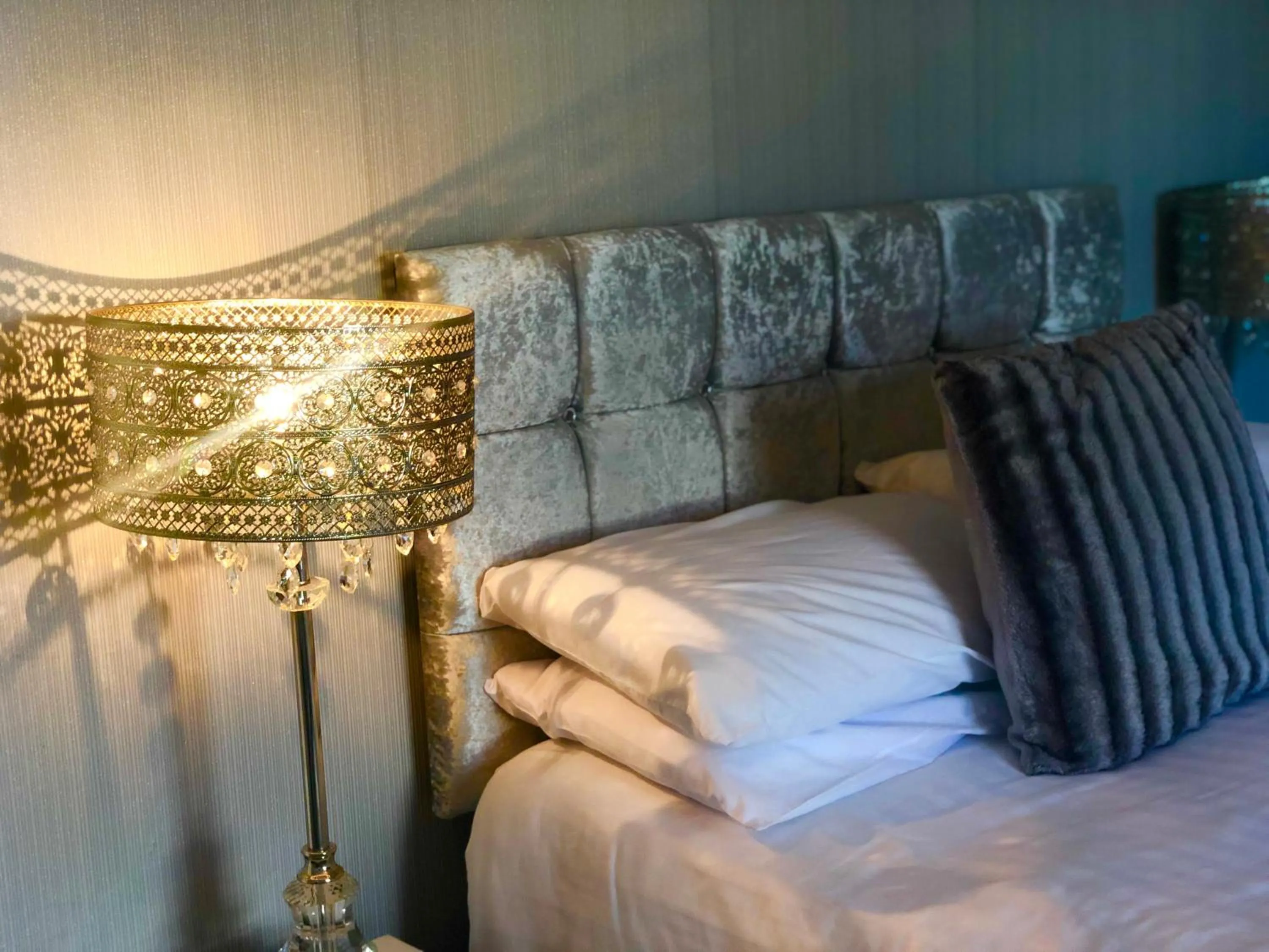 Bed in The Lilly Restaurant With Rooms