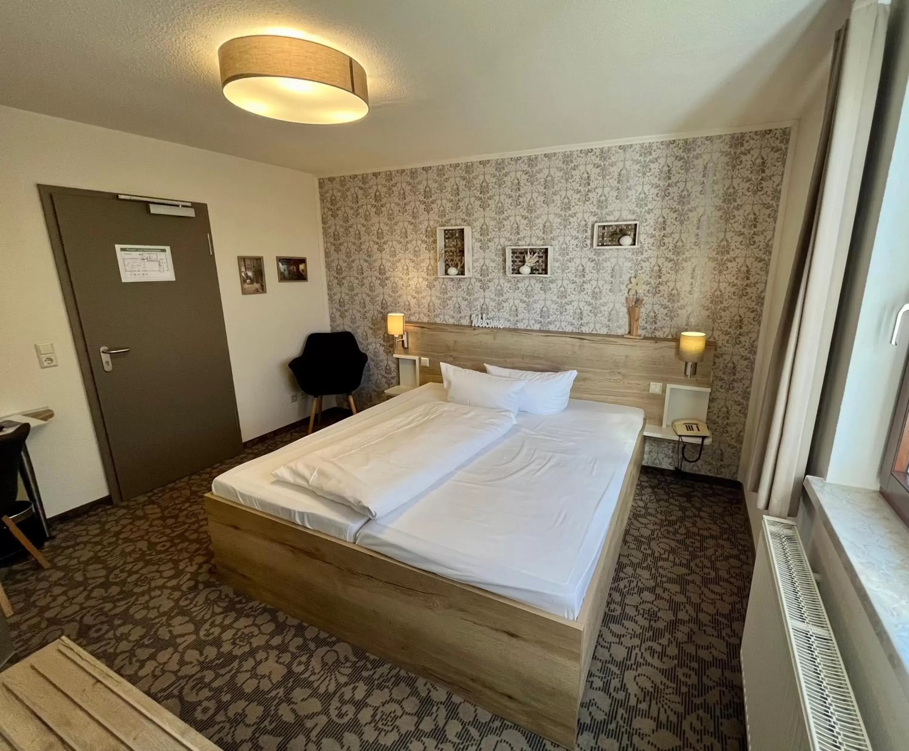 Photo of the whole room, Bed in Hotel in der Mühle