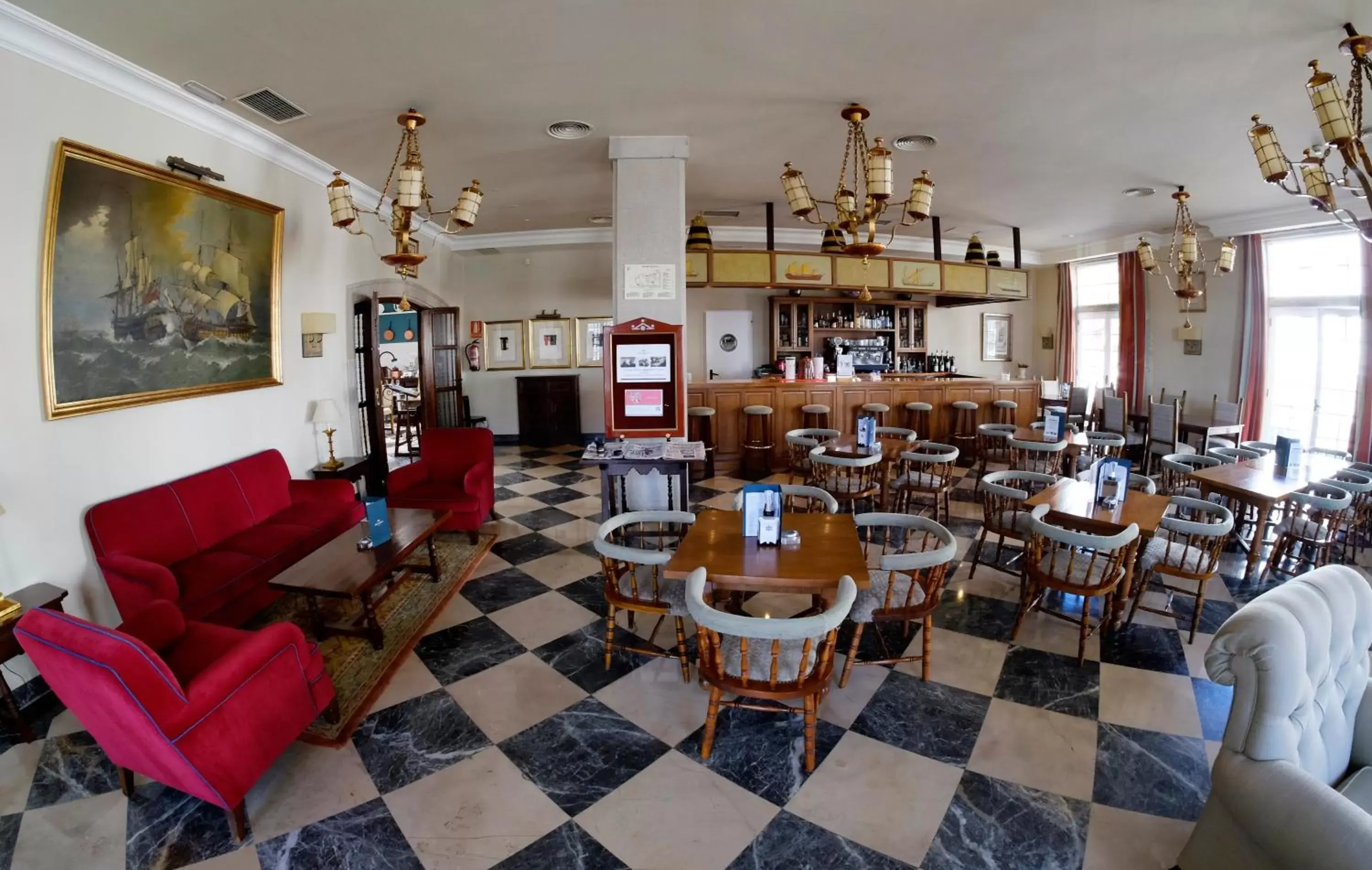 Lounge or bar, Restaurant/Places to Eat in Parador de Ferrol