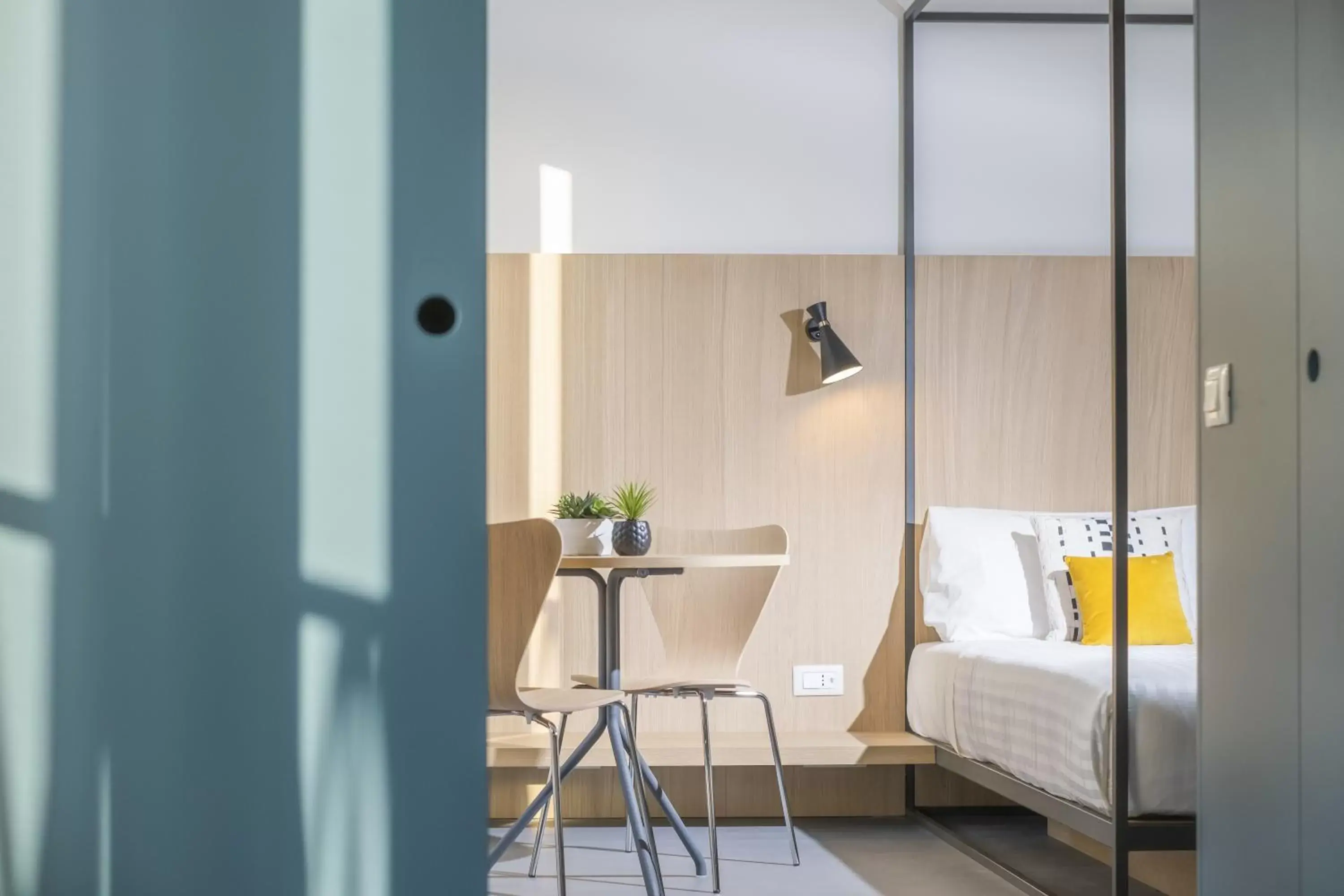 Decorative detail, Bed in Camplus Hotel Roma Centro Decorative detail, Bed in Camplus Hotel Roma Centro