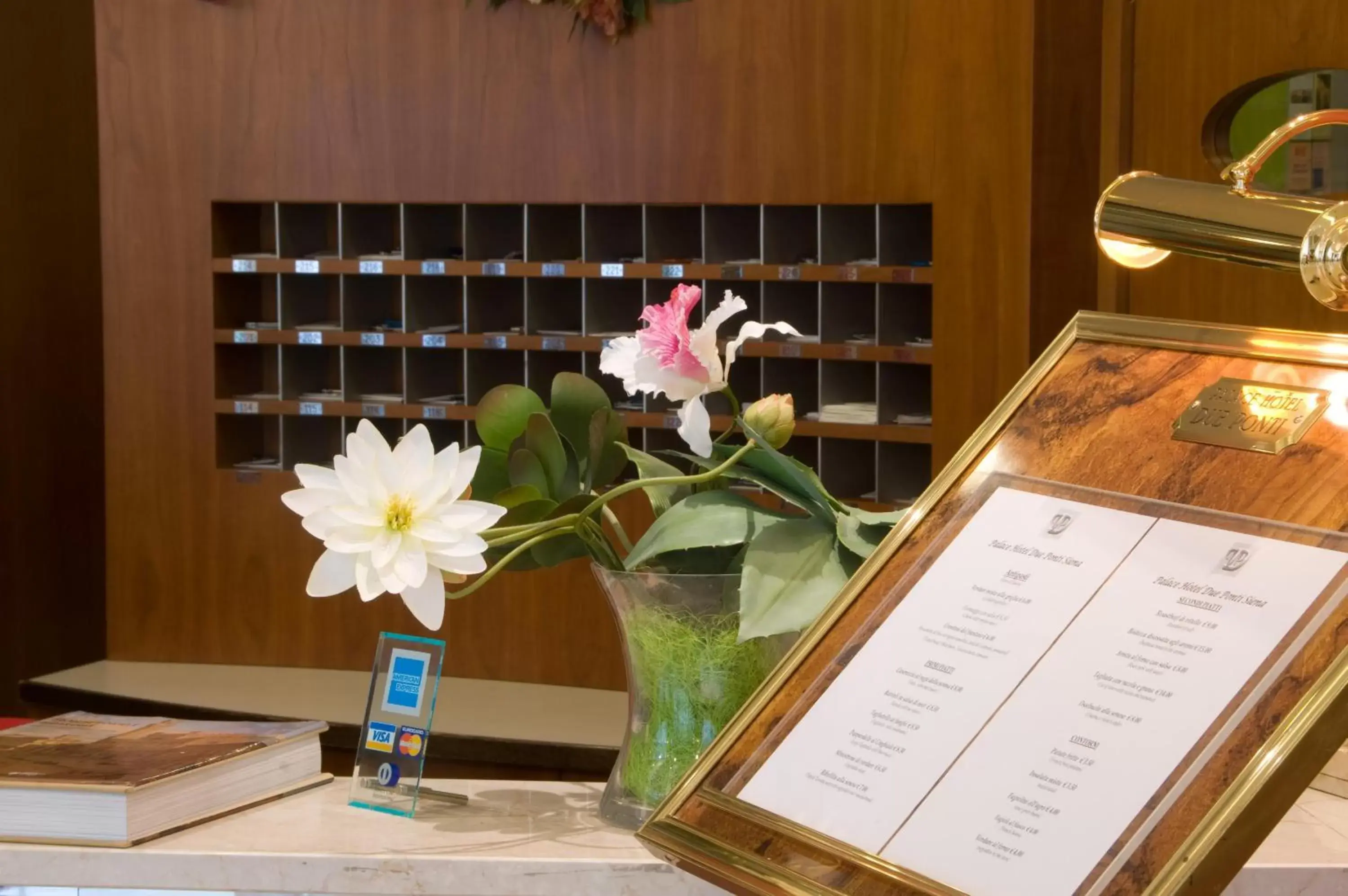 Lobby or reception in Palace Hotel Due Ponti Lobby or reception in Palace Hotel Due Ponti