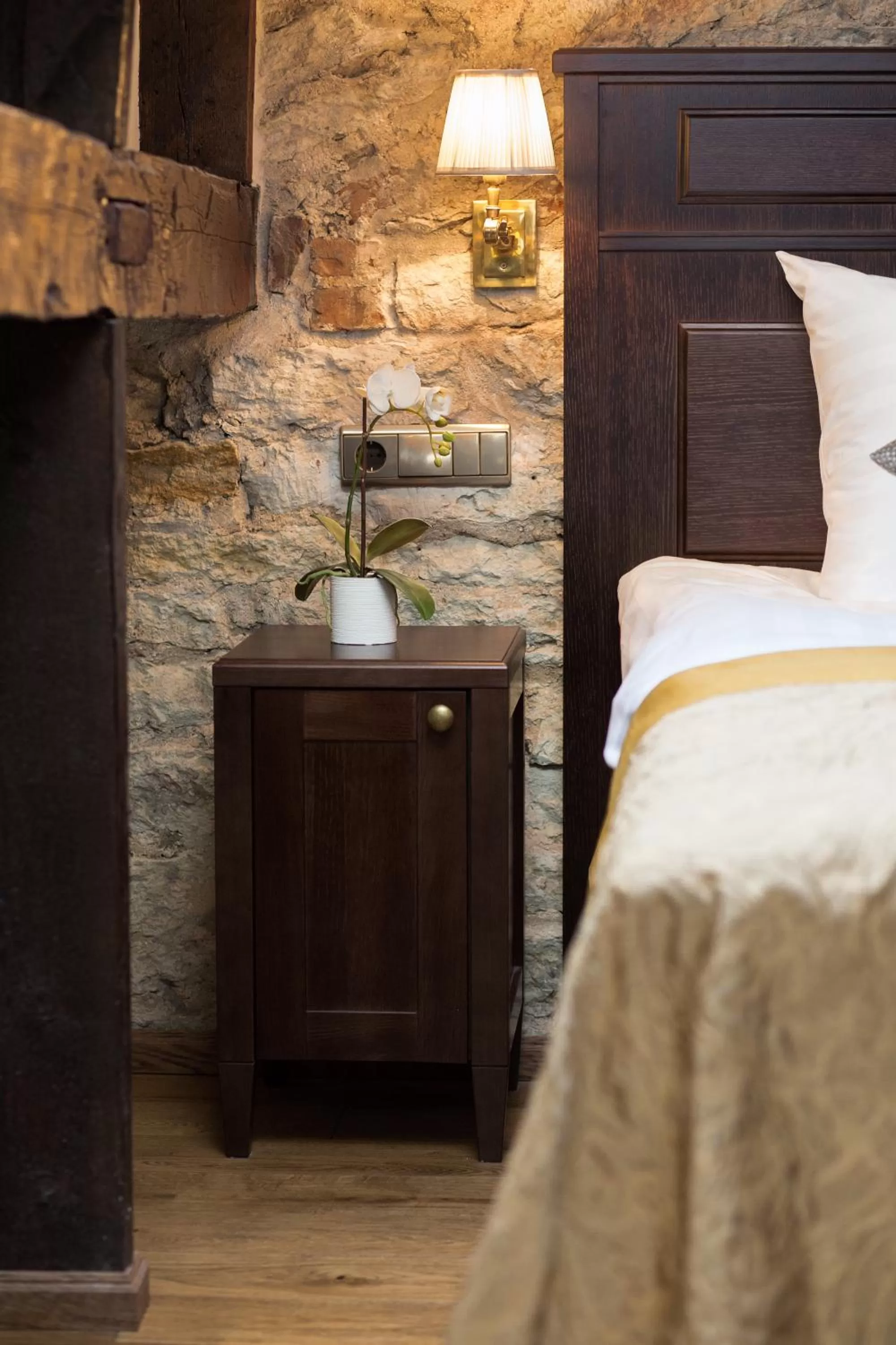 Decorative detail, Bed in The von Stackelberg Hotel Tallinn