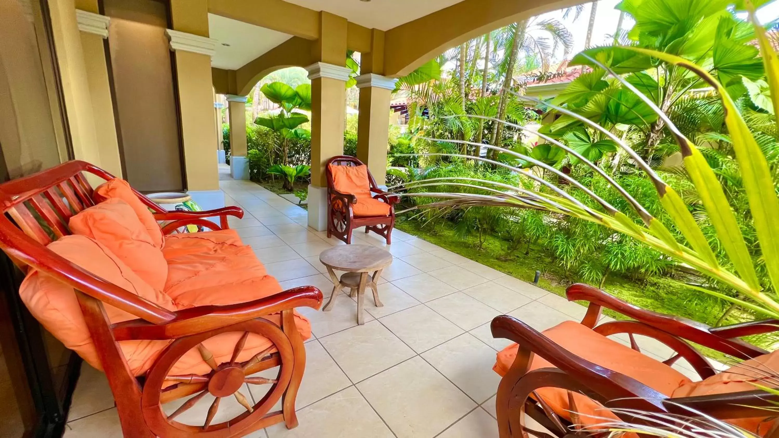 Patio in Monte Carlo Luxury Condominiums