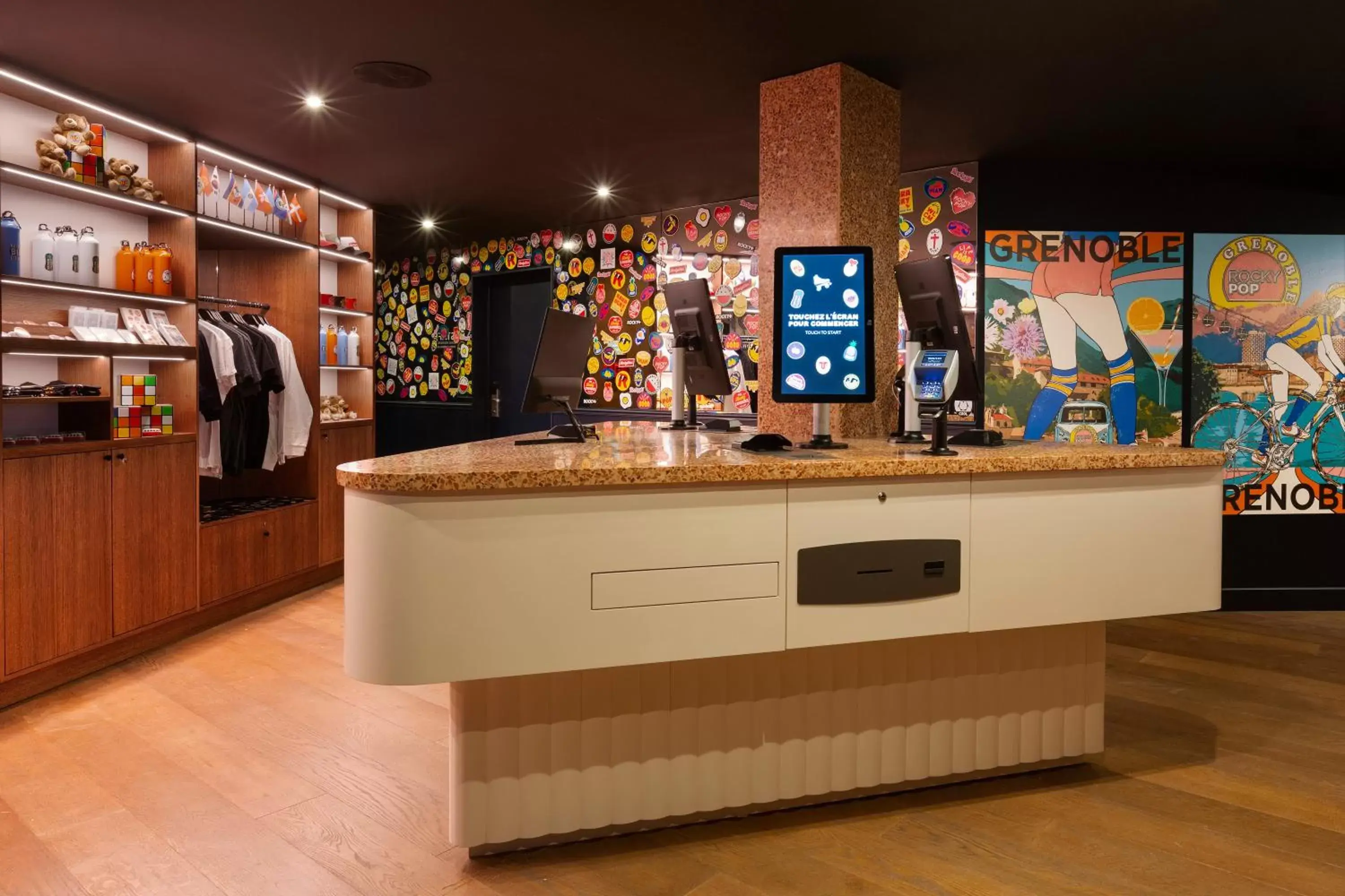Lobby or reception in RockyPop Grenoble Hotel Lobby or reception in RockyPop Grenoble Hotel