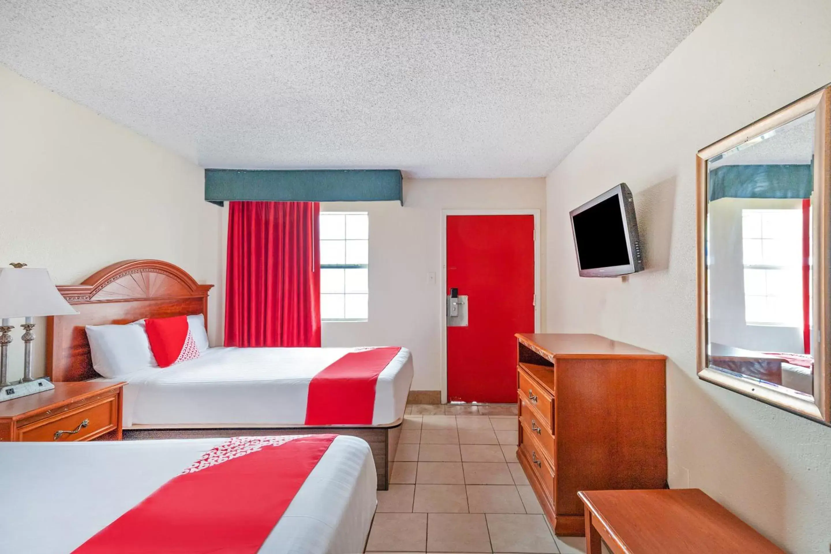 Bedroom, Room Photo in OYO Hotel San Antonio Lackland near Seaworld