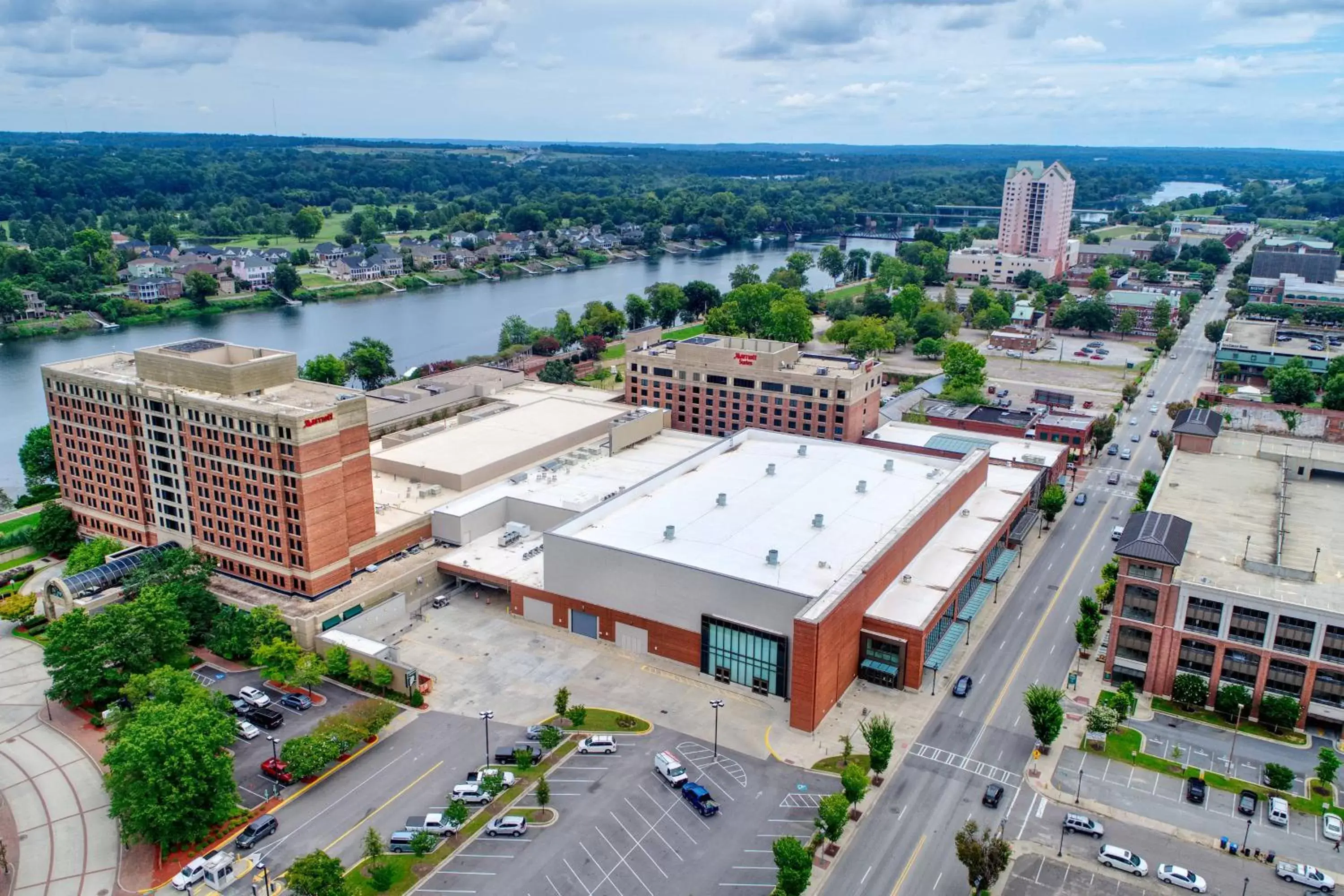 Property building, Bird's-eye View in Augusta Marriott at the Convention Center