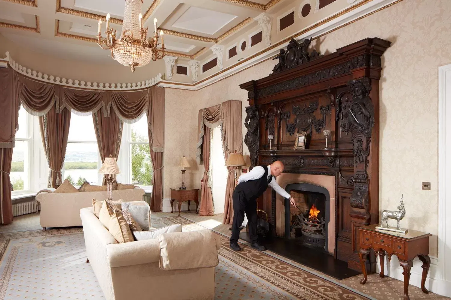 Seating Area in Manor House Country Hotel