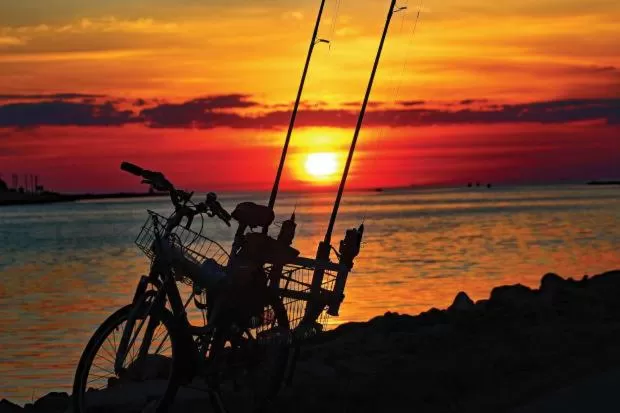 Nearby landmark, Sunrise/Sunset in Herring Run Motel and Tiny Cabins