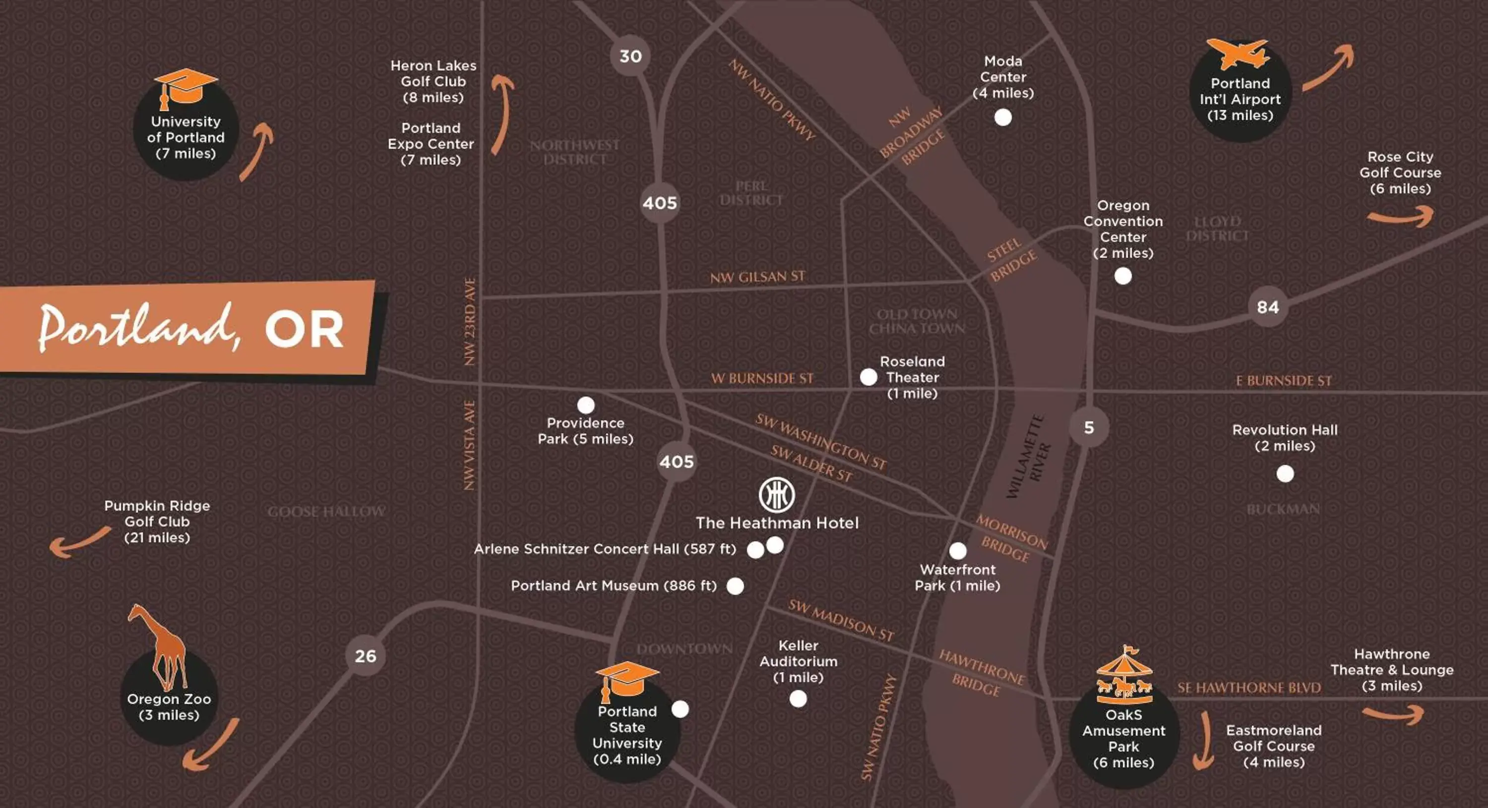 Neighbourhood, Floor Plan in Heathman Hotel