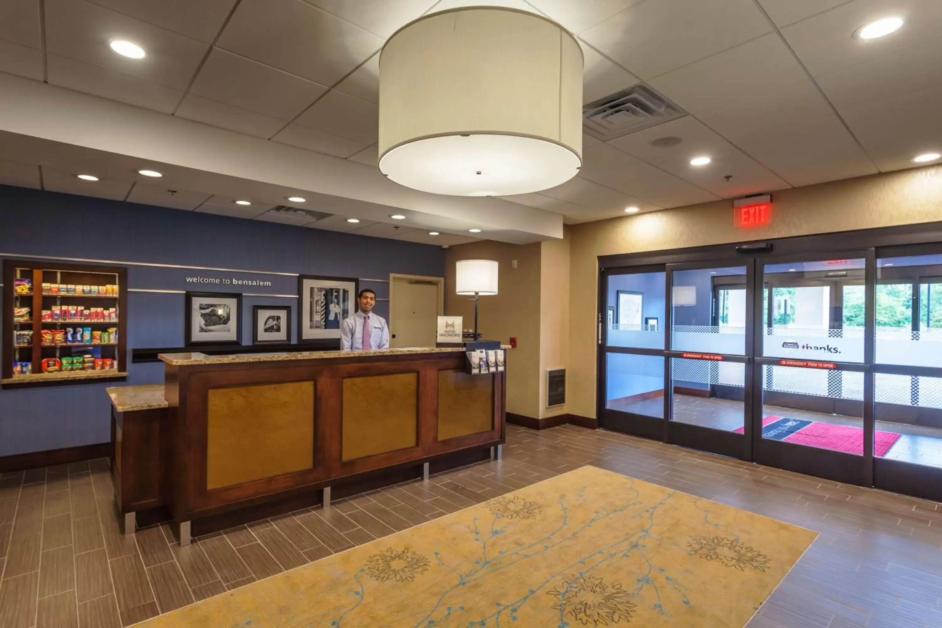 Lobby or reception, Lobby/Reception in Hampton Inn & Suites Philadelphia/Bensalem
